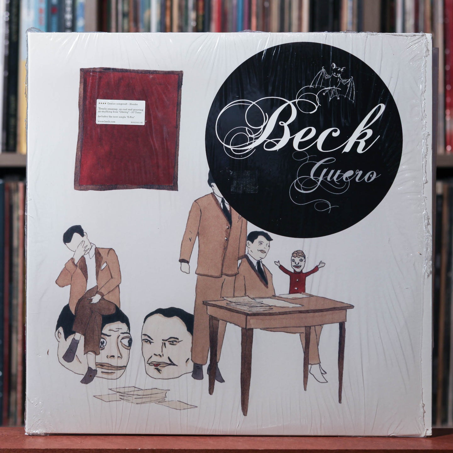 Beck - Guero - 2LP IN SHRINK 2005 Interscope Records, EX/VG+