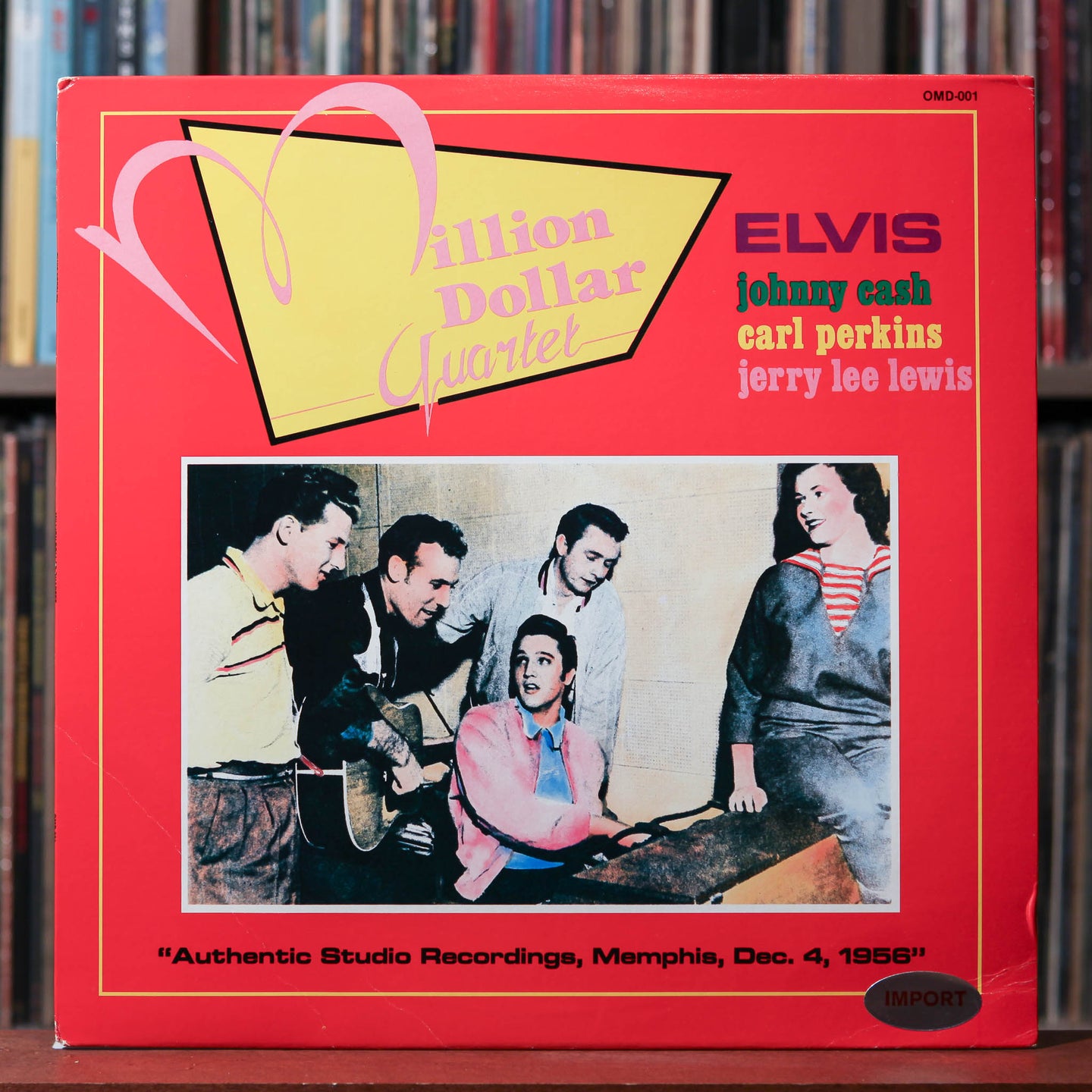 Elvis Presley, Johnny Cash, Carl Perkins, Jerry Lee Lewis - Million Dollar Quartet - 1980 OMD, VG+/VG+