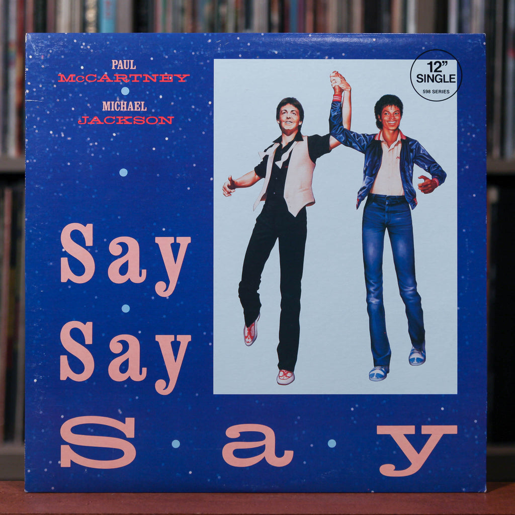 Paul McCartney - Say Say Say - 1983 Columbia, VG+/EX