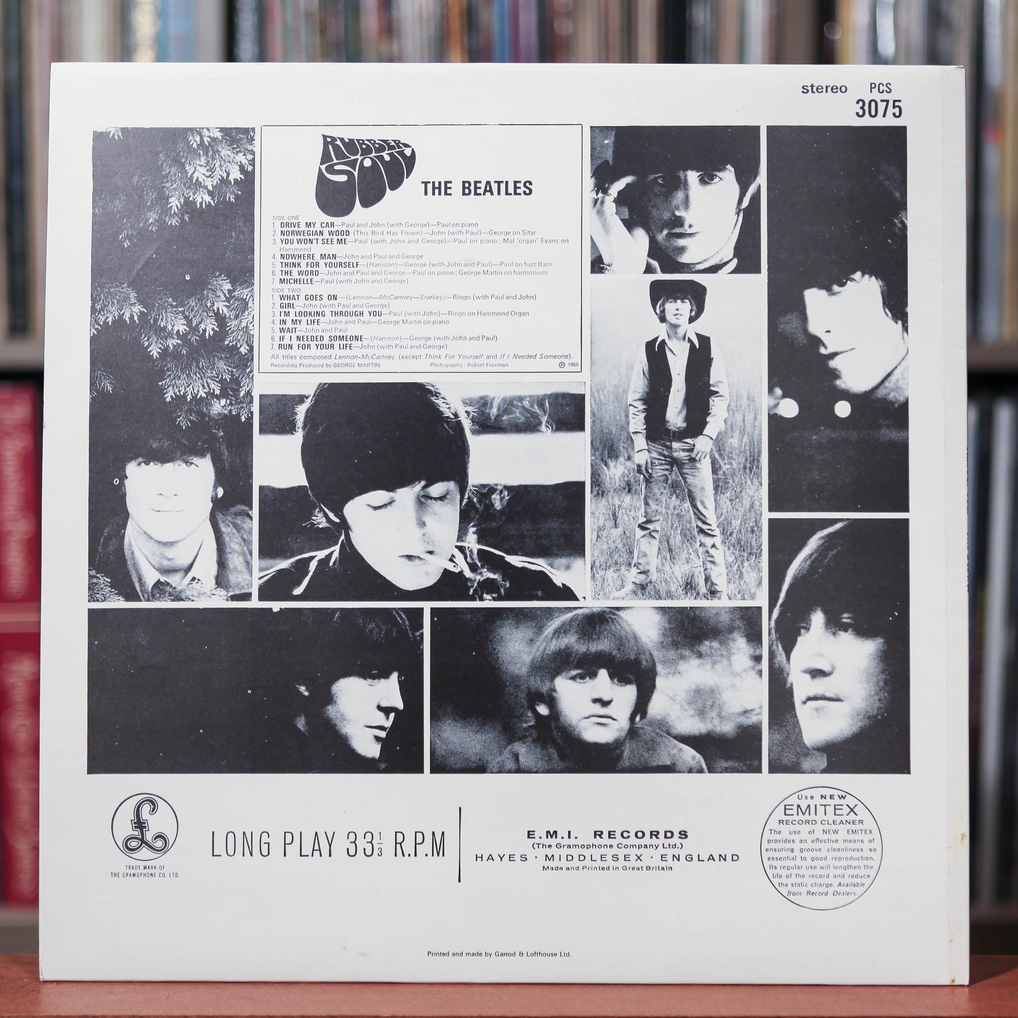The Beatles - Rubber Soul - UK Import - 1976 Parlophone, EX/VG+