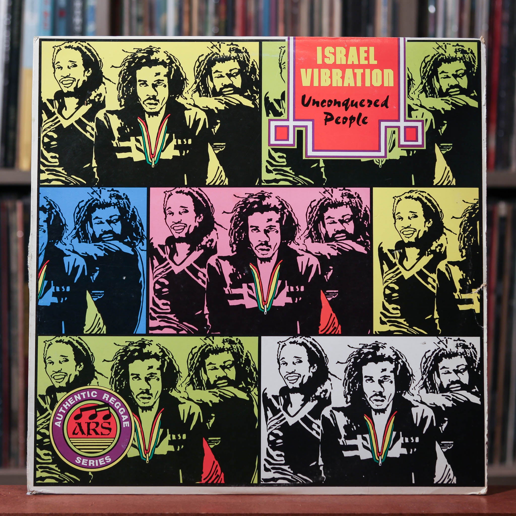 Israel Vibration - Unconquered People - 1991 VP Records, VG/VG+