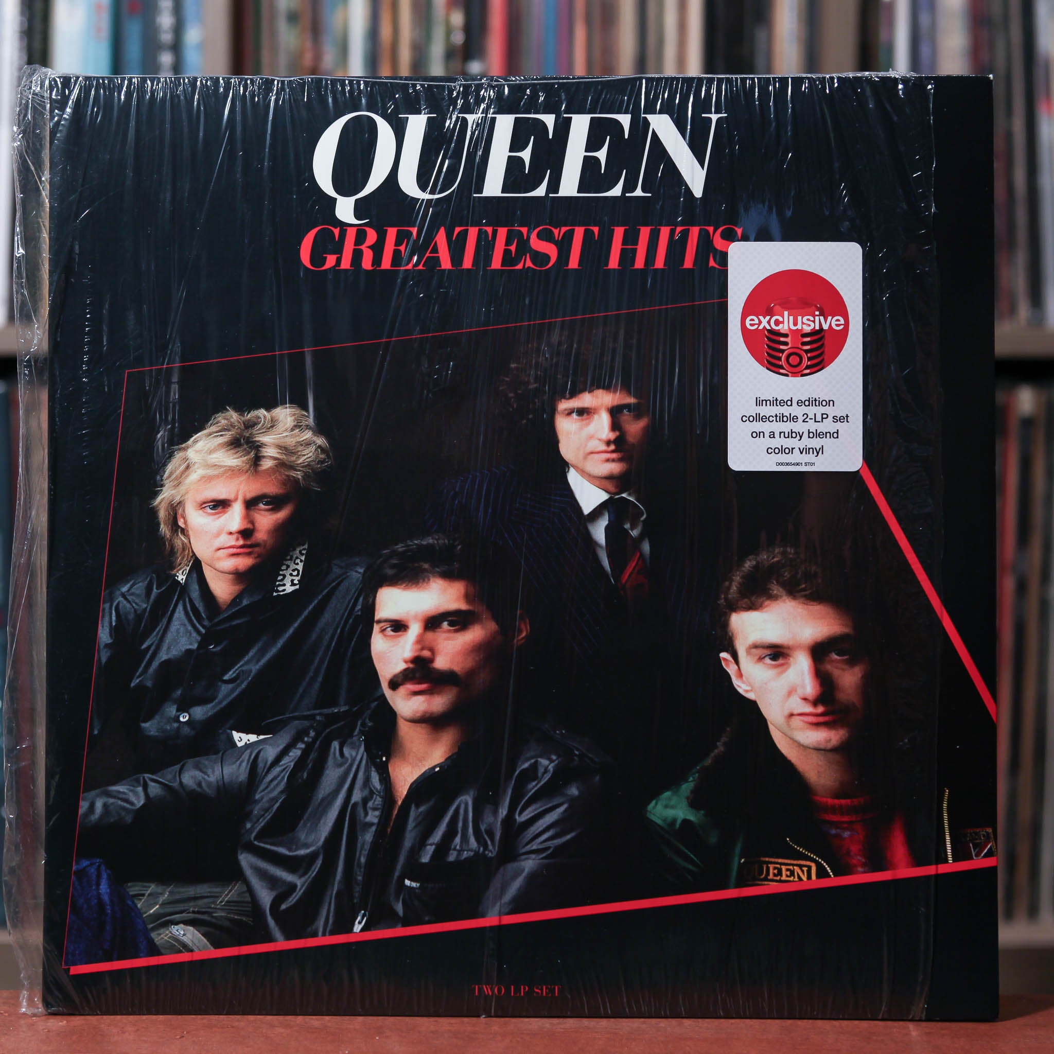 Queen - Greatest Hits - Red w/ Orange Swirl - 2020 Hollywood Records,