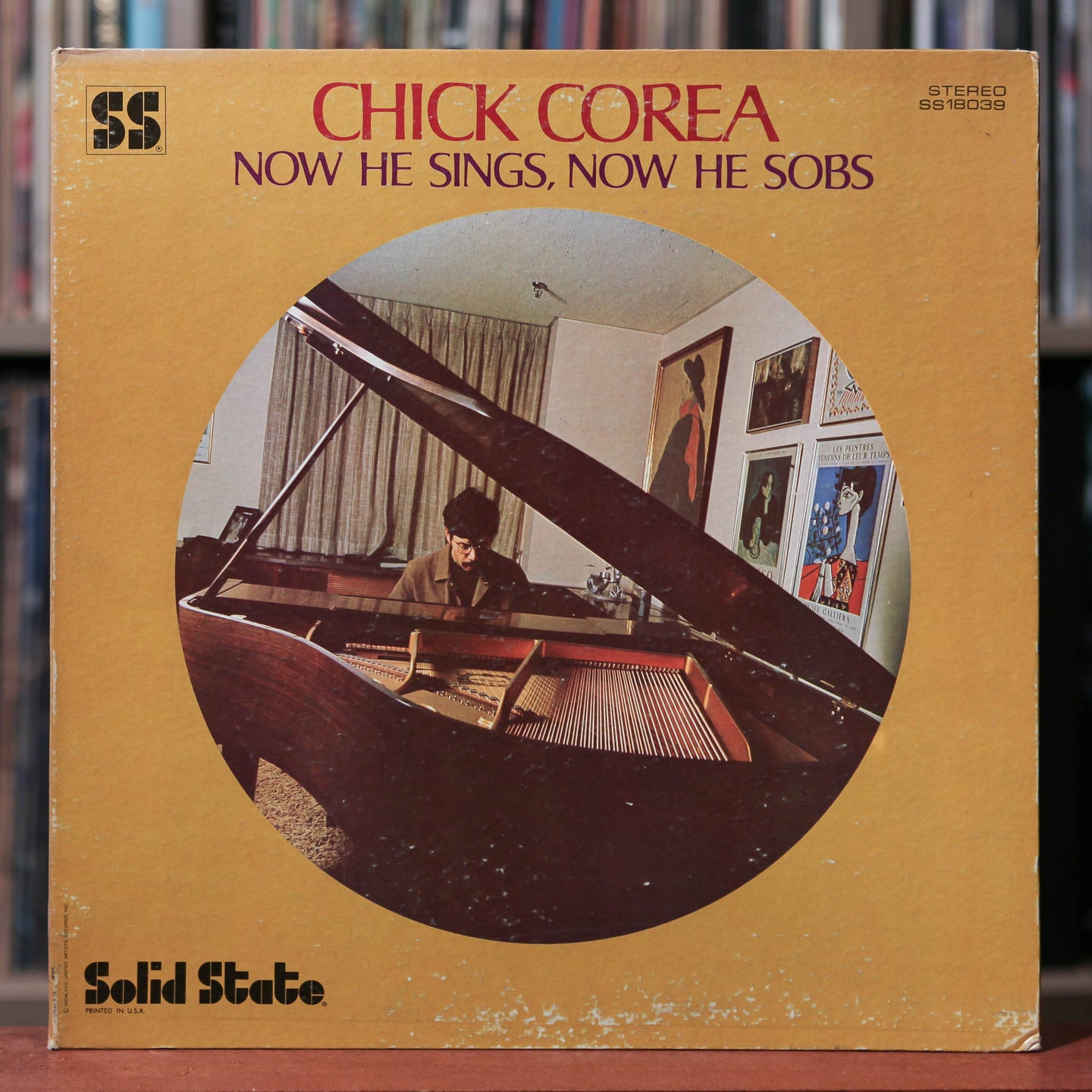 Chick Corea - Now He Sings, Now He Sobs - 1968 Solid State - VG/VG+