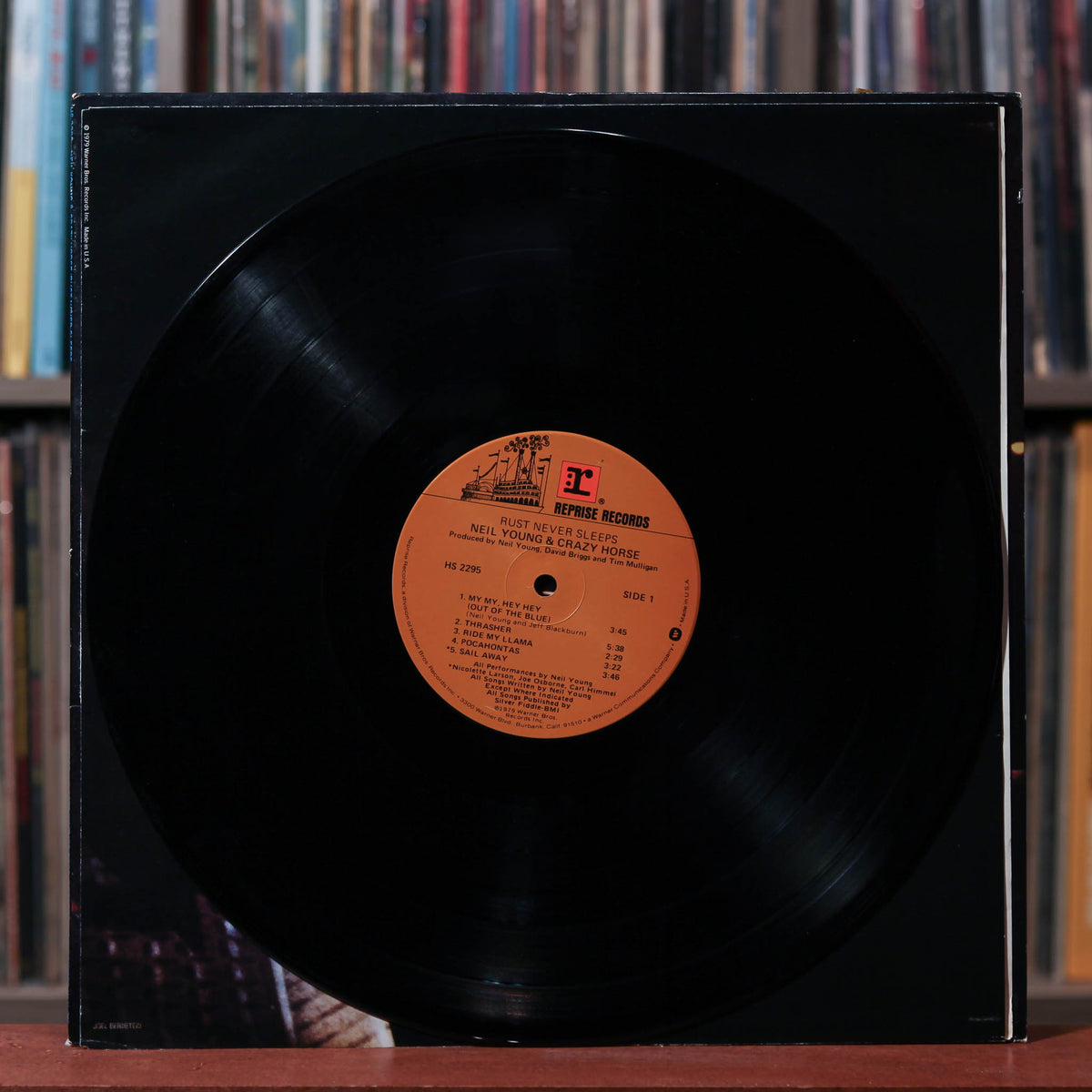 Rust Records Neil Young - Rust Never Sleeps - 1979 Reprise Records, VG+/VG