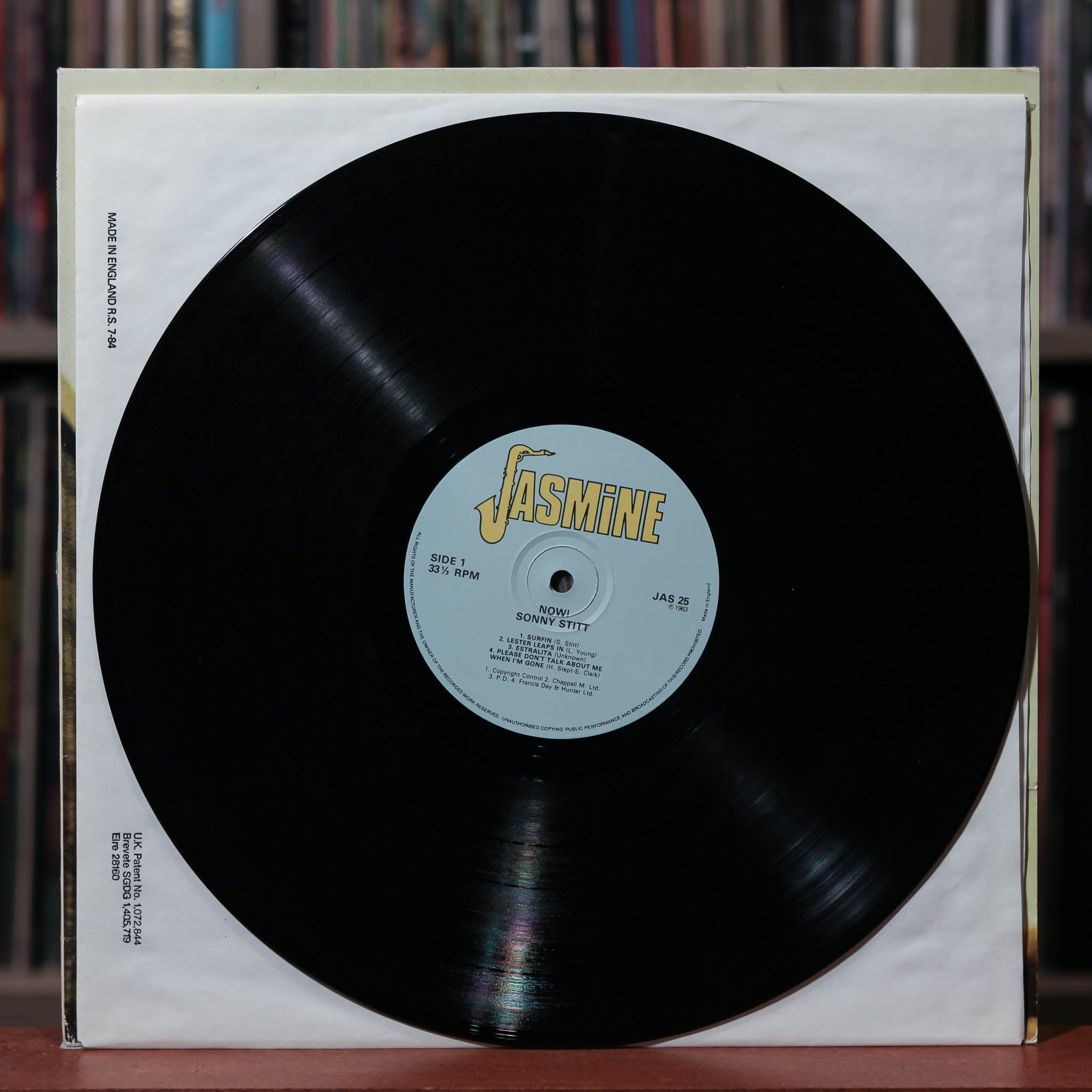 Sonny Stitt - Now! - 1963 Jasmine UK - VG+/VG+