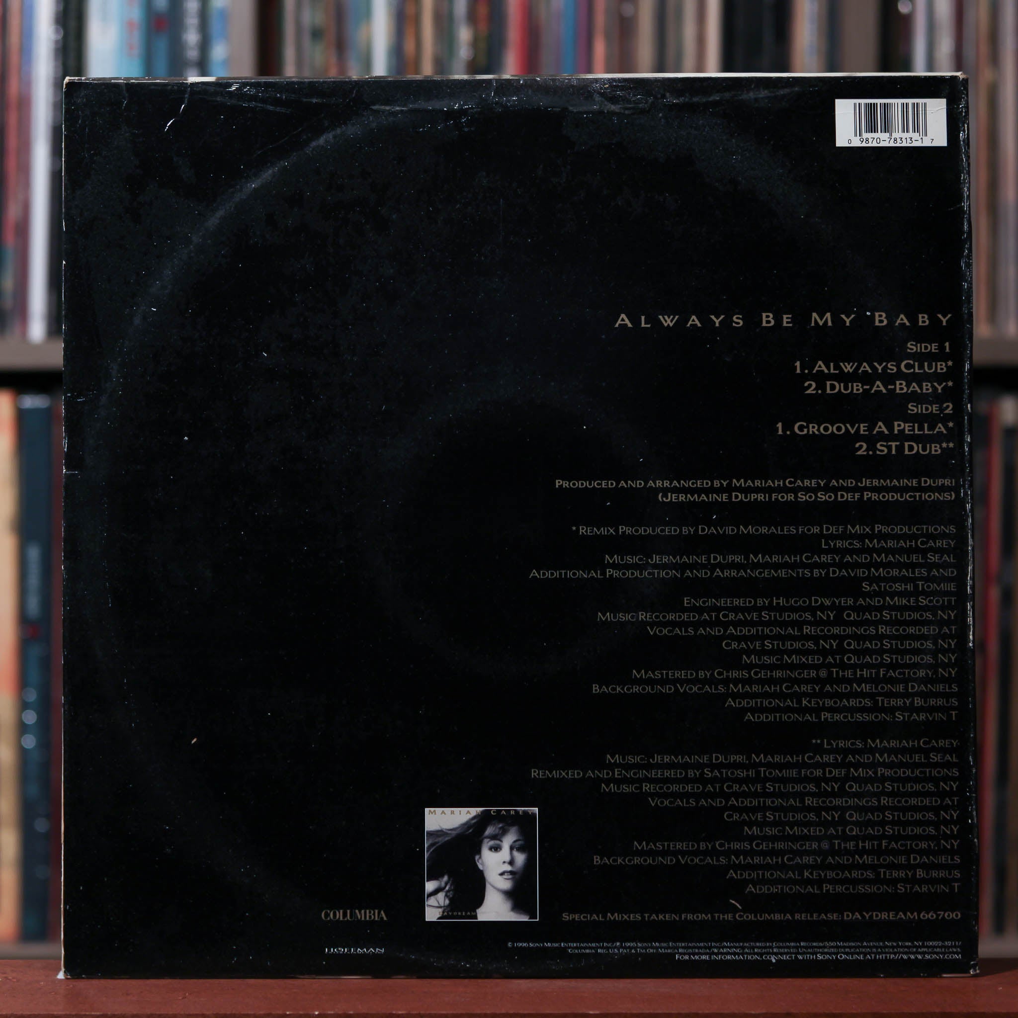 Mariah Carey - Always Be My Baby - 1996 Columbia, VG/EX