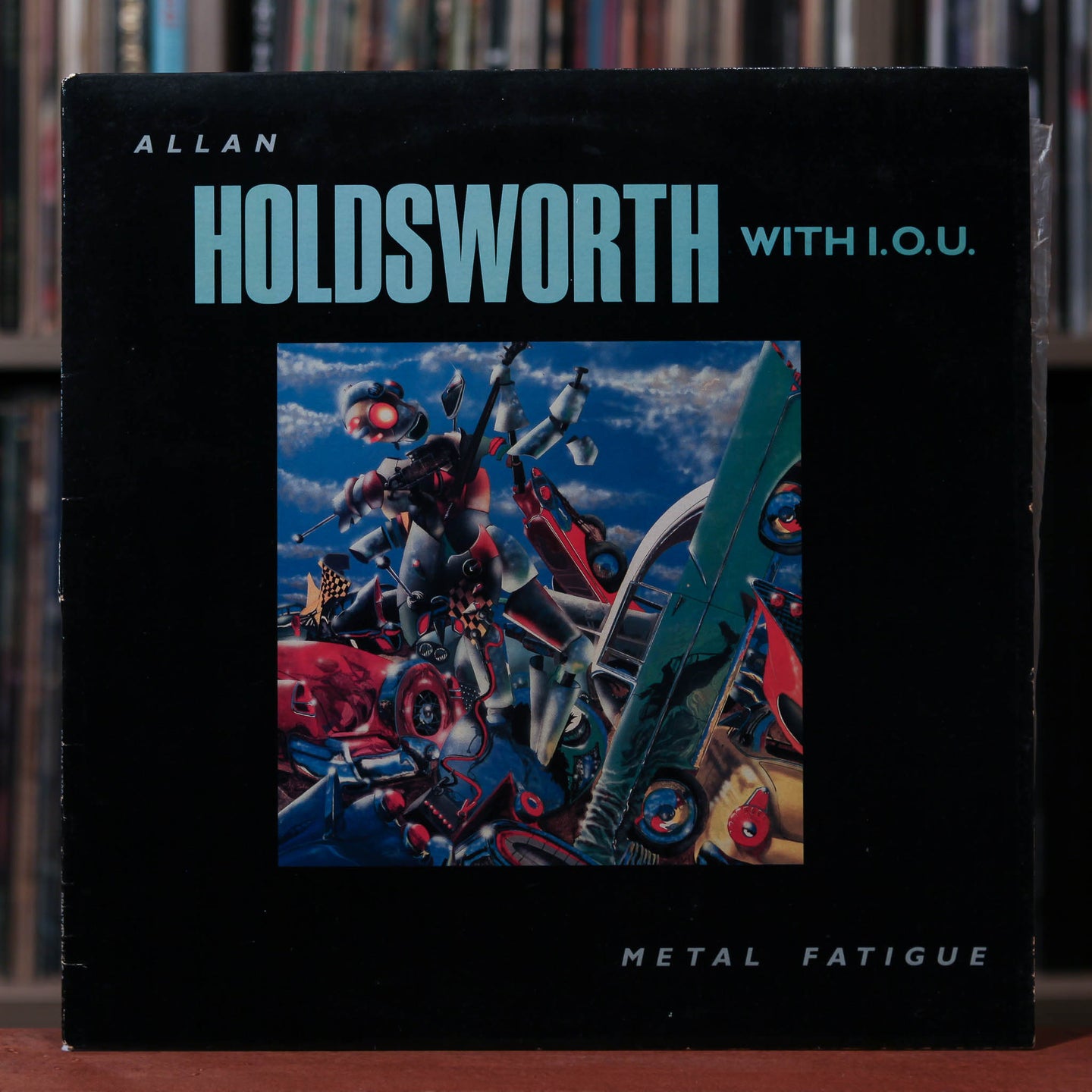 Allan Holdsworth with I.O.U. - Metal Fatigue - 1985 Enigma - VG+/EX