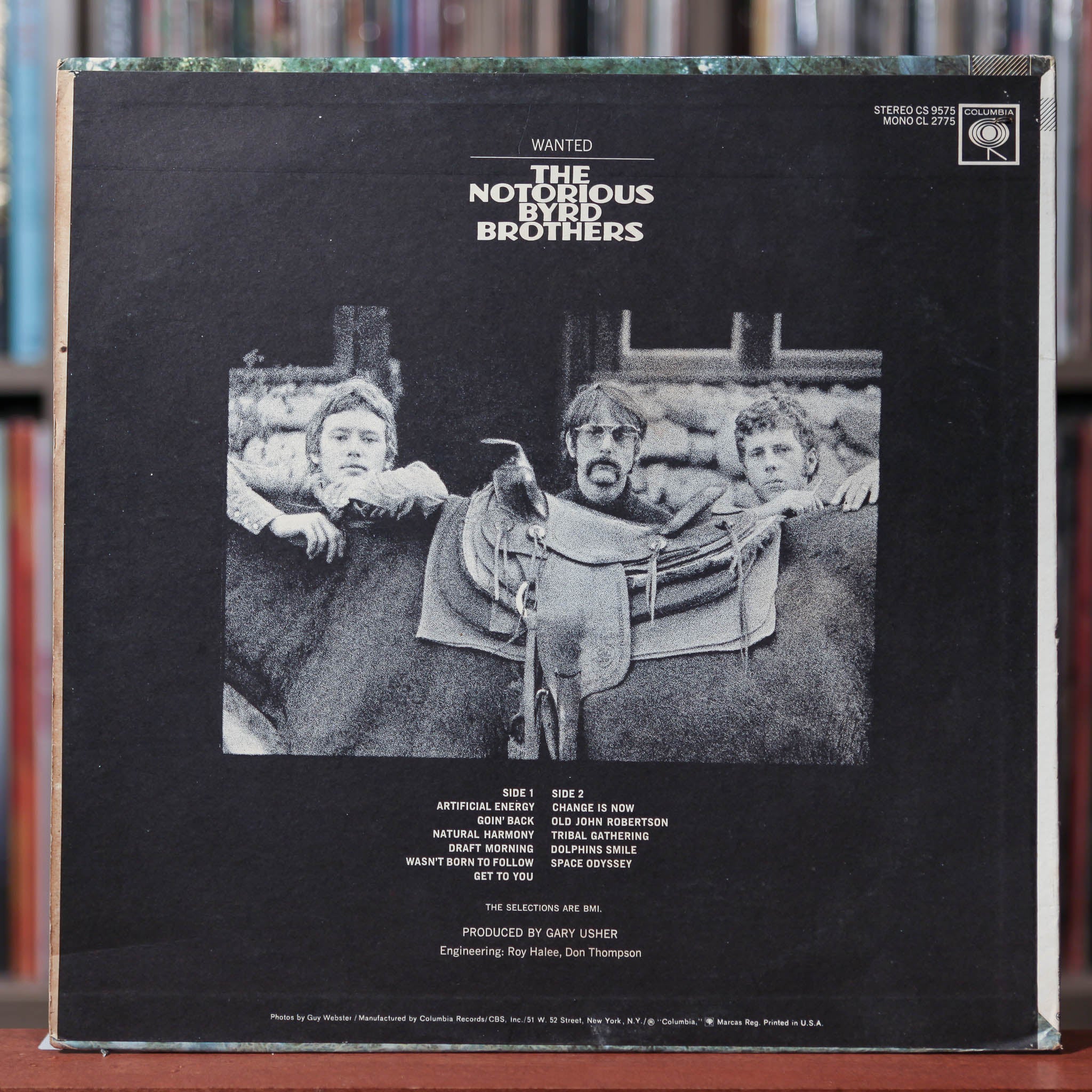 The Byrds - The Notorious Byrd Brothers - 1968 Columbia, VG+/VG+