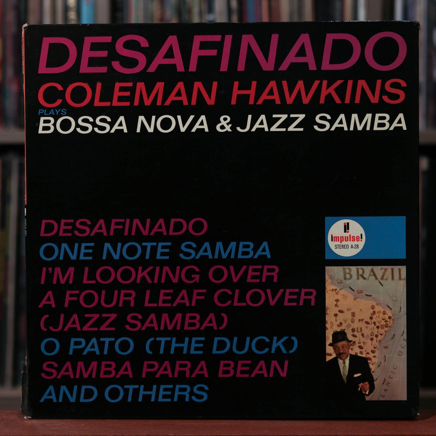Coleman Hawkins - Desafinado Plays Bossa Nova & Jazz Samba - 1963 Impulse - VG/VG+