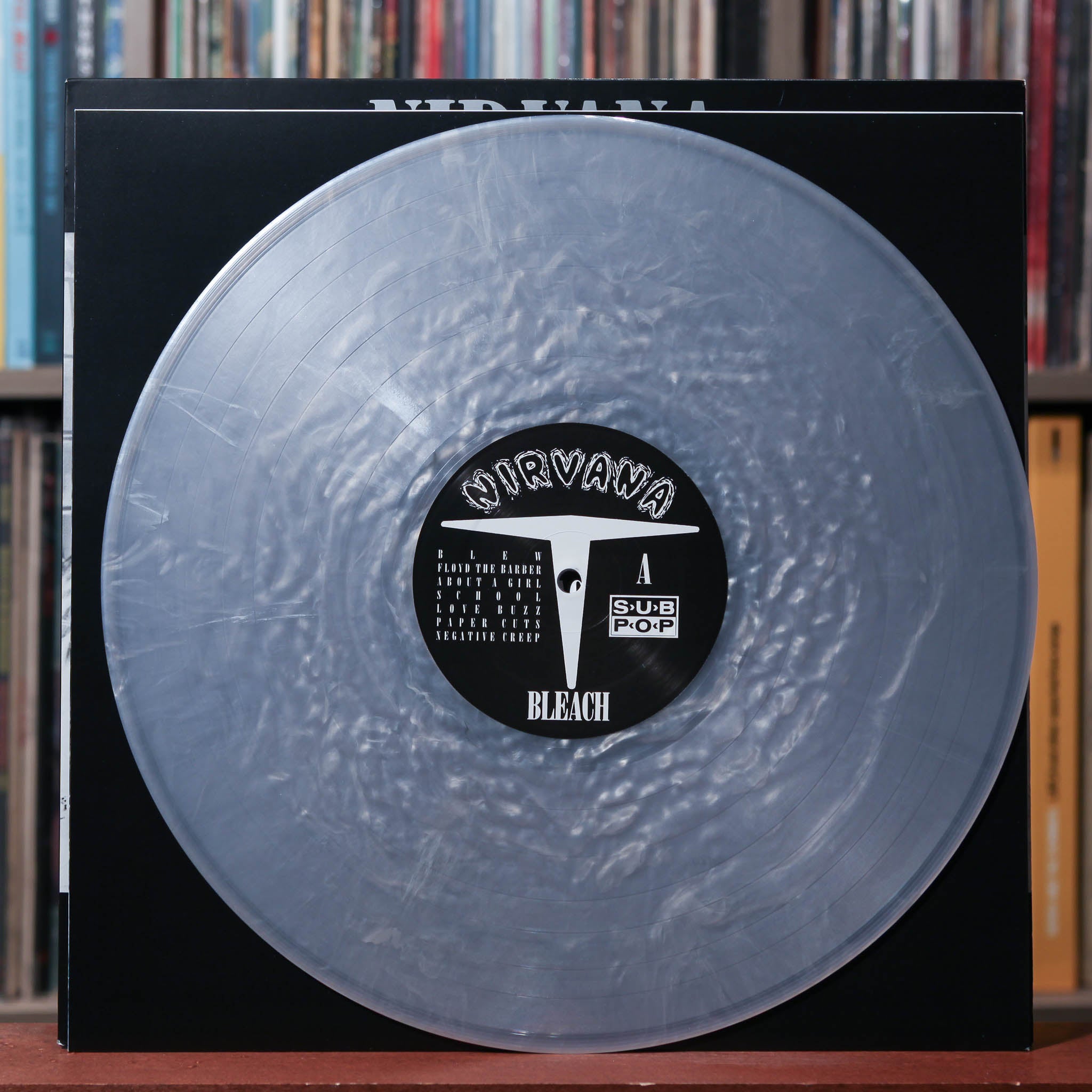 Nirvana - Bleach - MOON GREY VINYL 2021 Sub Pop, VG+/EX