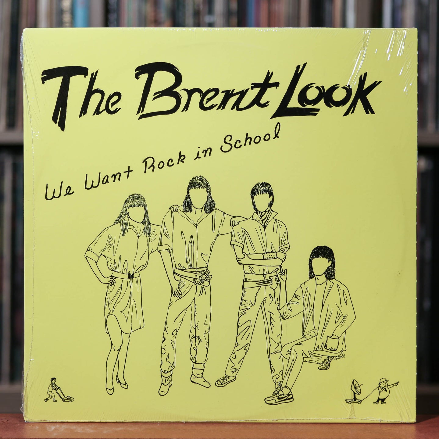 The Brent Look - We Want Rock In School - 1986 Hide-A-Way Records, SEALED