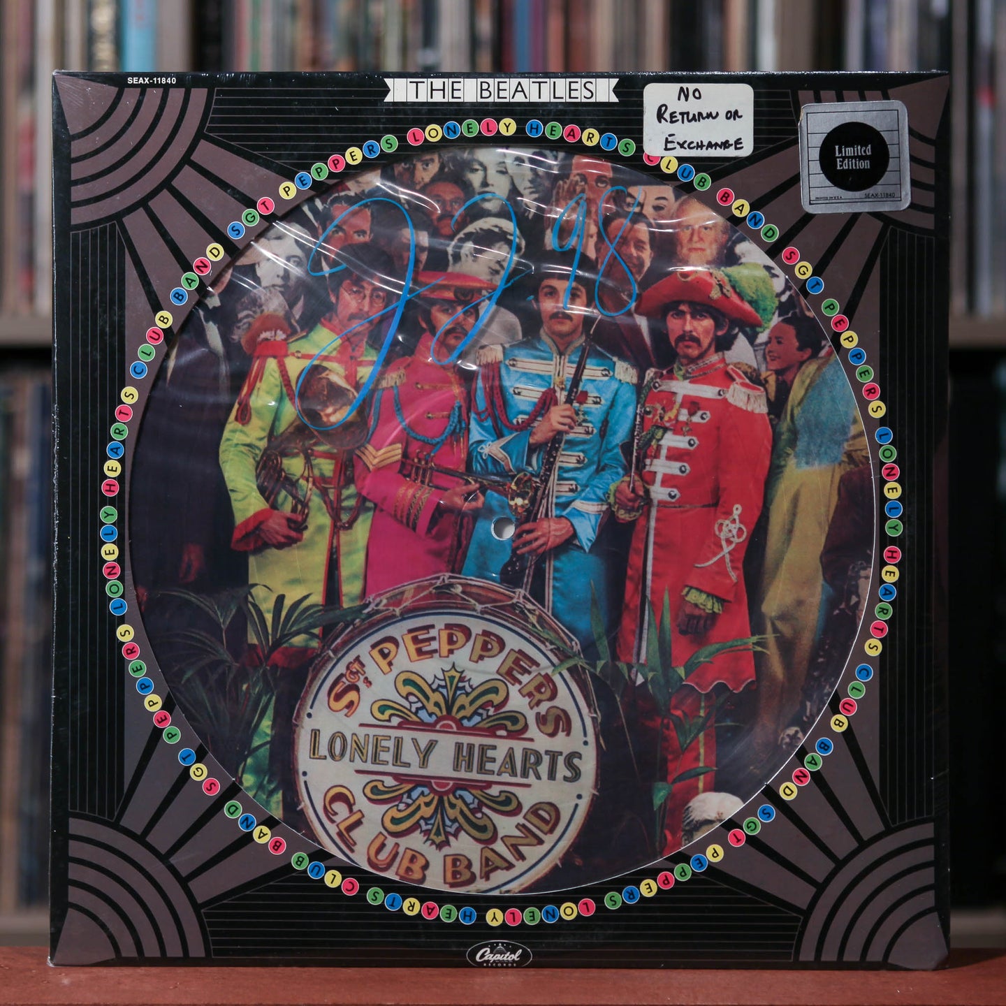 The Beatles - Sgt. Pepper's Lonely Hearts Club Band - Picture Disc - 1978 Capitol, SEALED