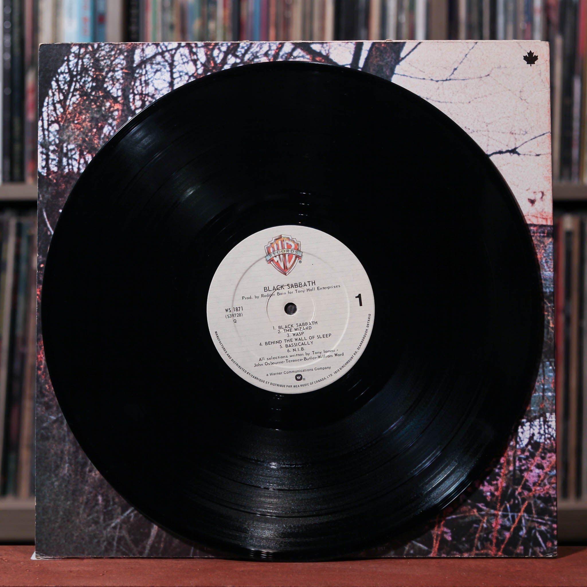 Black Sabbath - Black Sabbath - Canada - 1980 Warner Bros. Records, VG