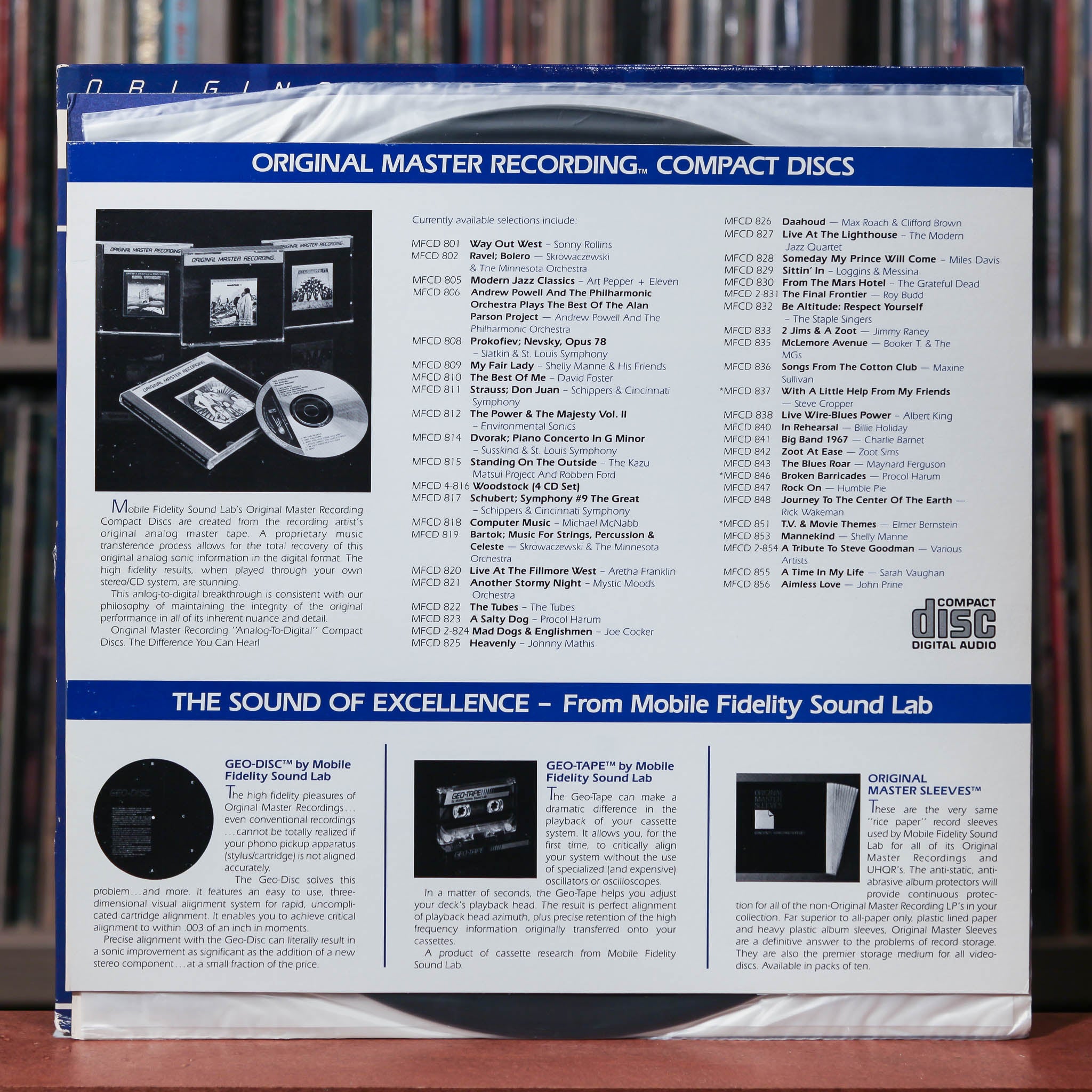 The Beatles - A Hard Day's Night - 1987 Mobile Fidelity Sound Lab, EX/