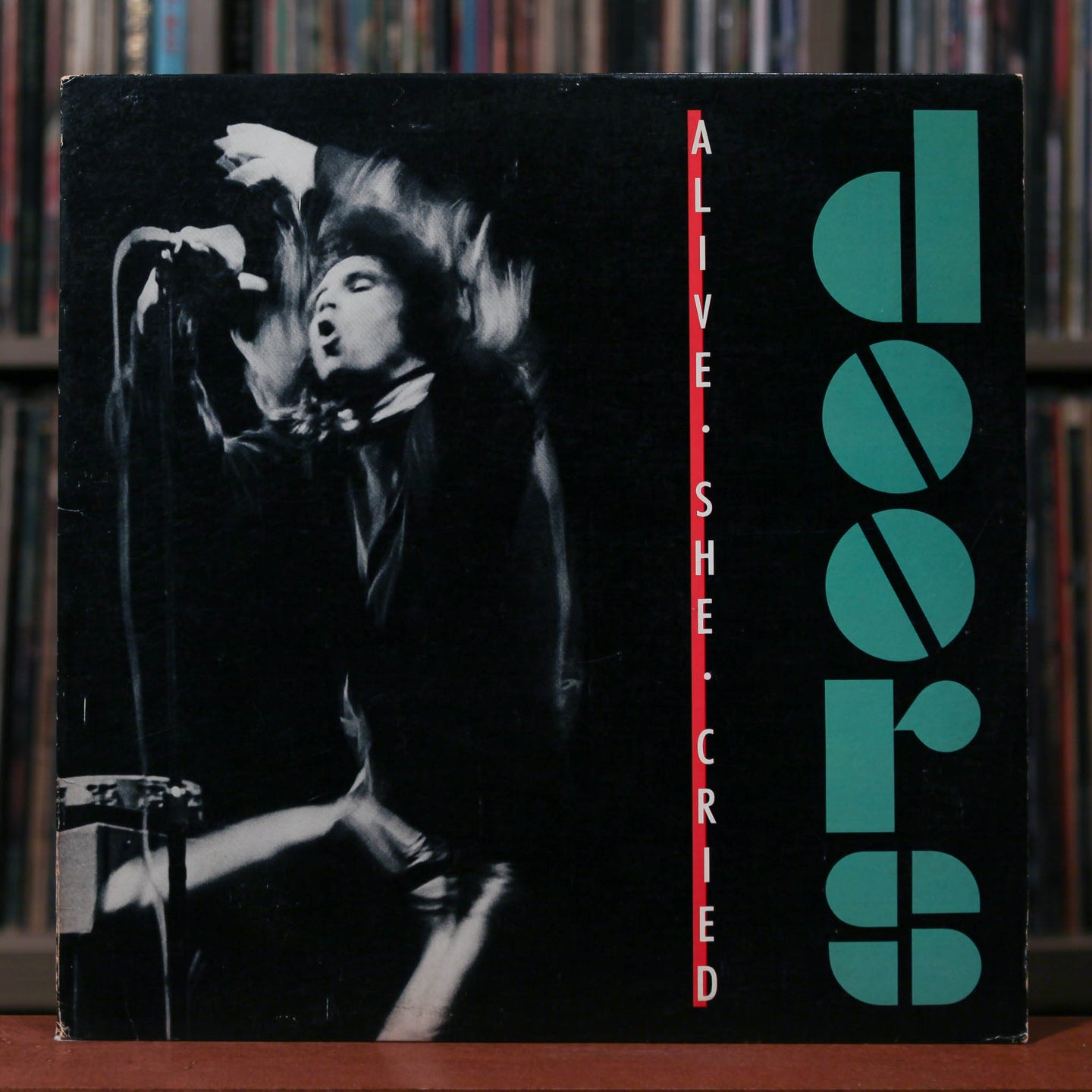 Doors - Alive She Cried - 1983 Elektra, VG+/VG+