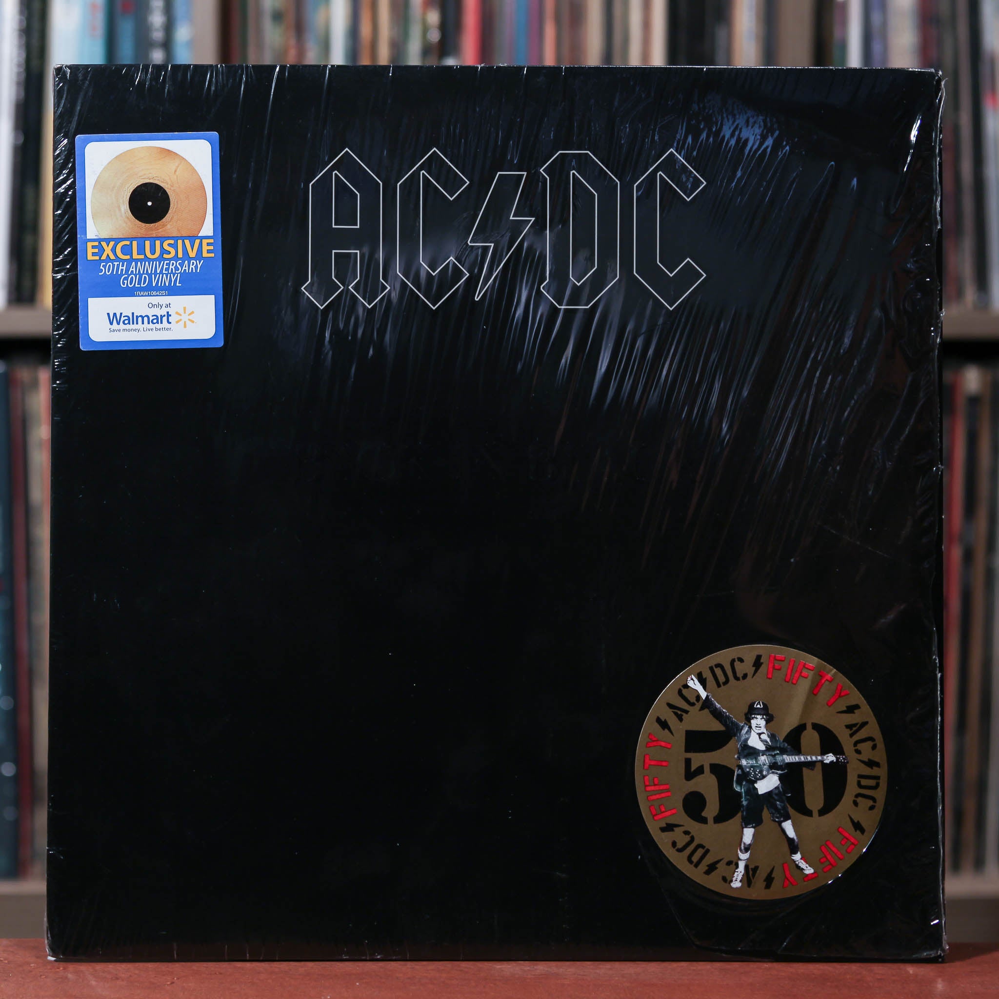 AC/DC - Back In Black - Gold Vinyl - 2024 Columbia, EX/EX w/SHRINK