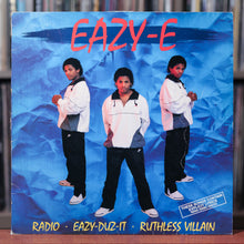 Load image into Gallery viewer, Eazy-E - Eazy-Duz-It / Ruthless Villain / Radio - 12&quot; Single - 1988 Ruthless Records, VG/VG
