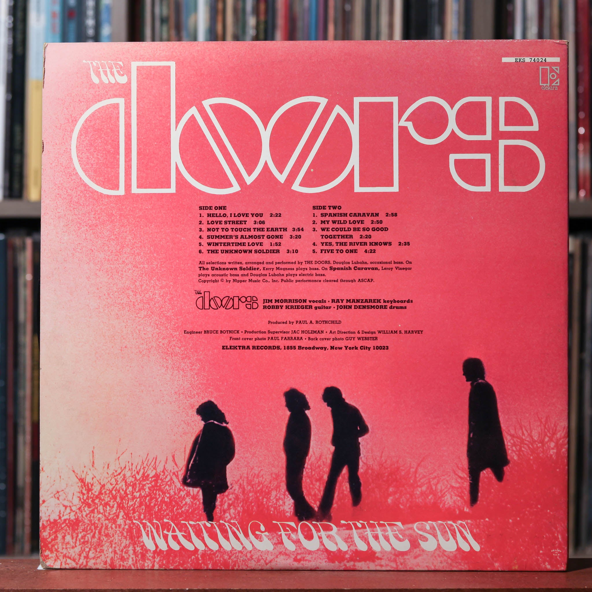 The Doors - Waiting For The Sun - 1976 Elektra, VG+/VG