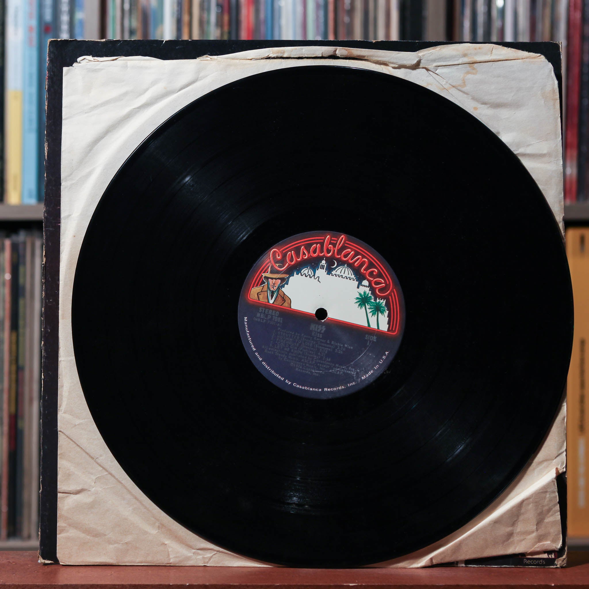 Kiss - Kiss - BLUE LABEL 1974 Casablanca, VG/VG