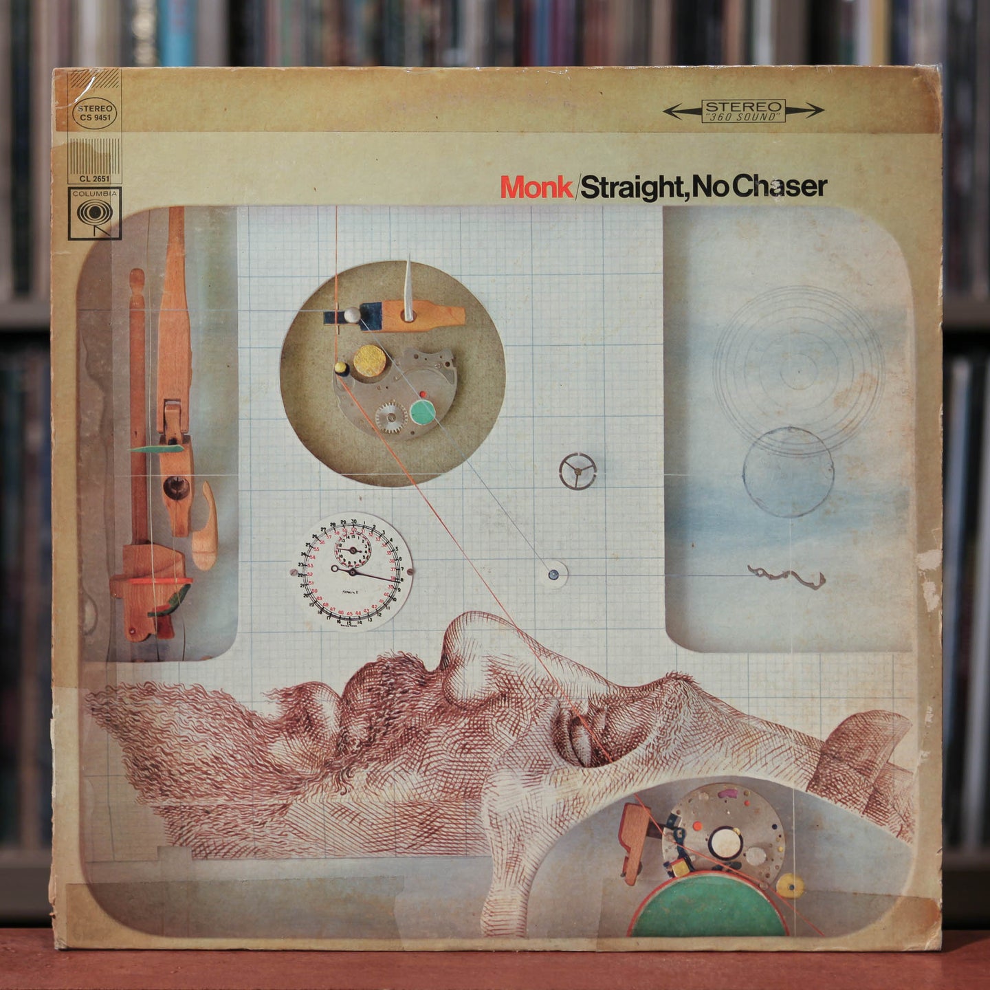 Thelonious Monk - Straight, No Chaser - 1967 Columbia, VG/VG