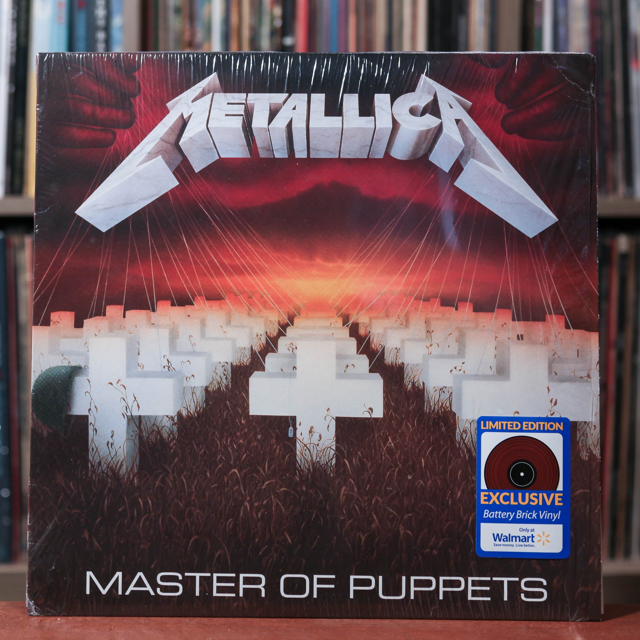 Metallica - Master Of Puppets - Red (Battery Brick) Vinyl - 2021 Black