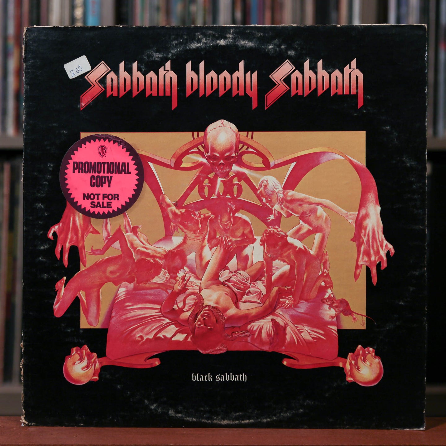 Black Sabbath - Sabbath, Bloody Sabbath - PROMO - 1974 Warner Bros, G+/VG+