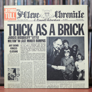 Jethro Tull - Thick As A Brick - 1972 Reprise, VG+/VG+ w/Inserts