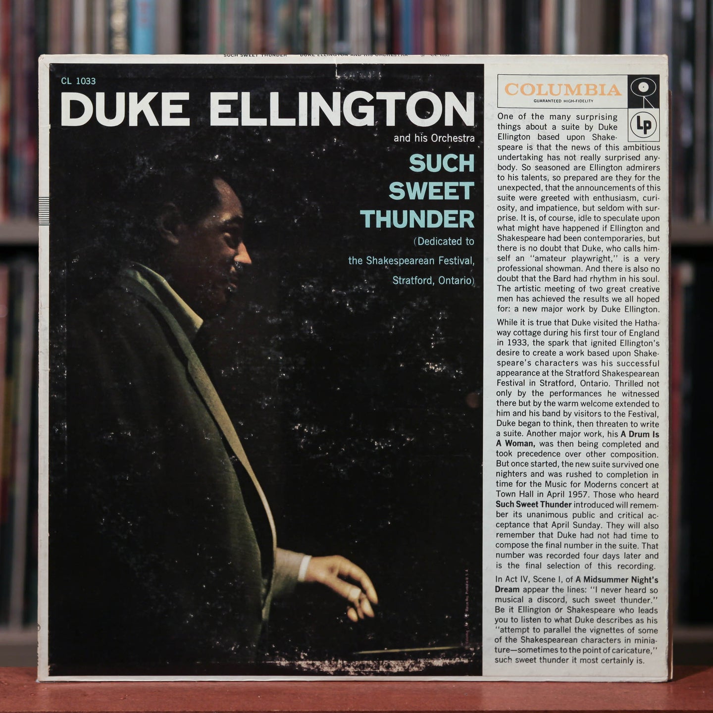 Duke Ellington and His Orchestra - Such Sweet Thunder- 1967 Columbia, VG+/EX