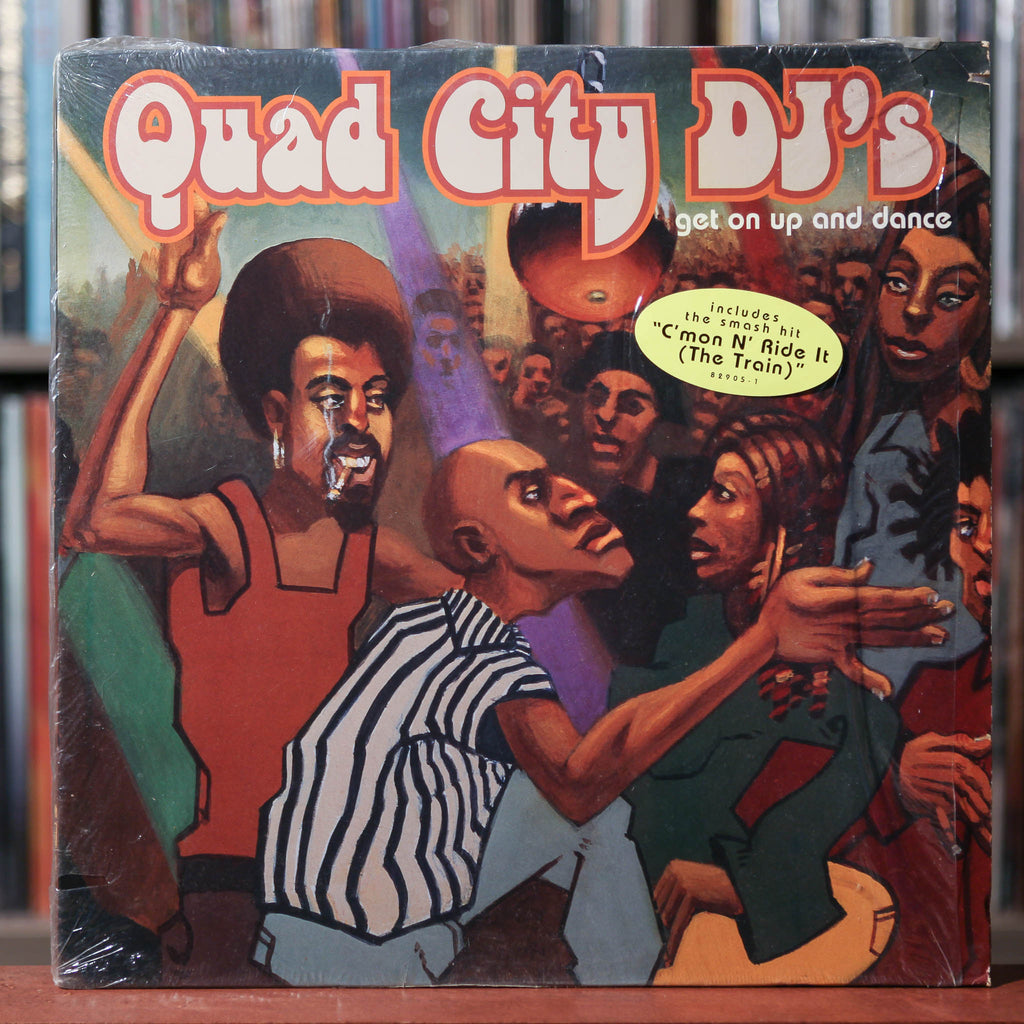 Quad City DJ's - Get On Up And Dance - 2LP - 1996 Atlantic, VG+/VG w/S