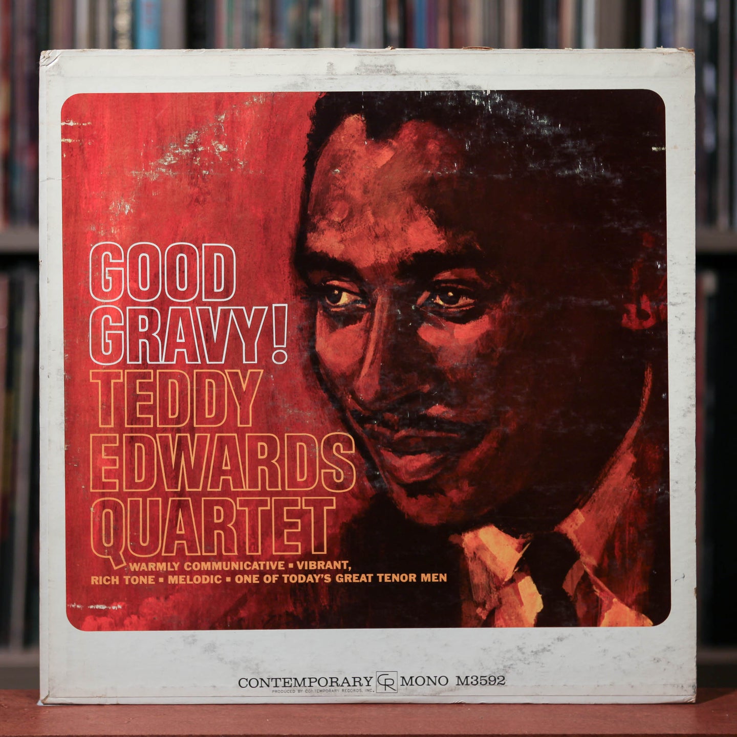 Teddy Edwards Quartet - Good Gravy! - Mono - 1962 Contemporary, VG/VG++