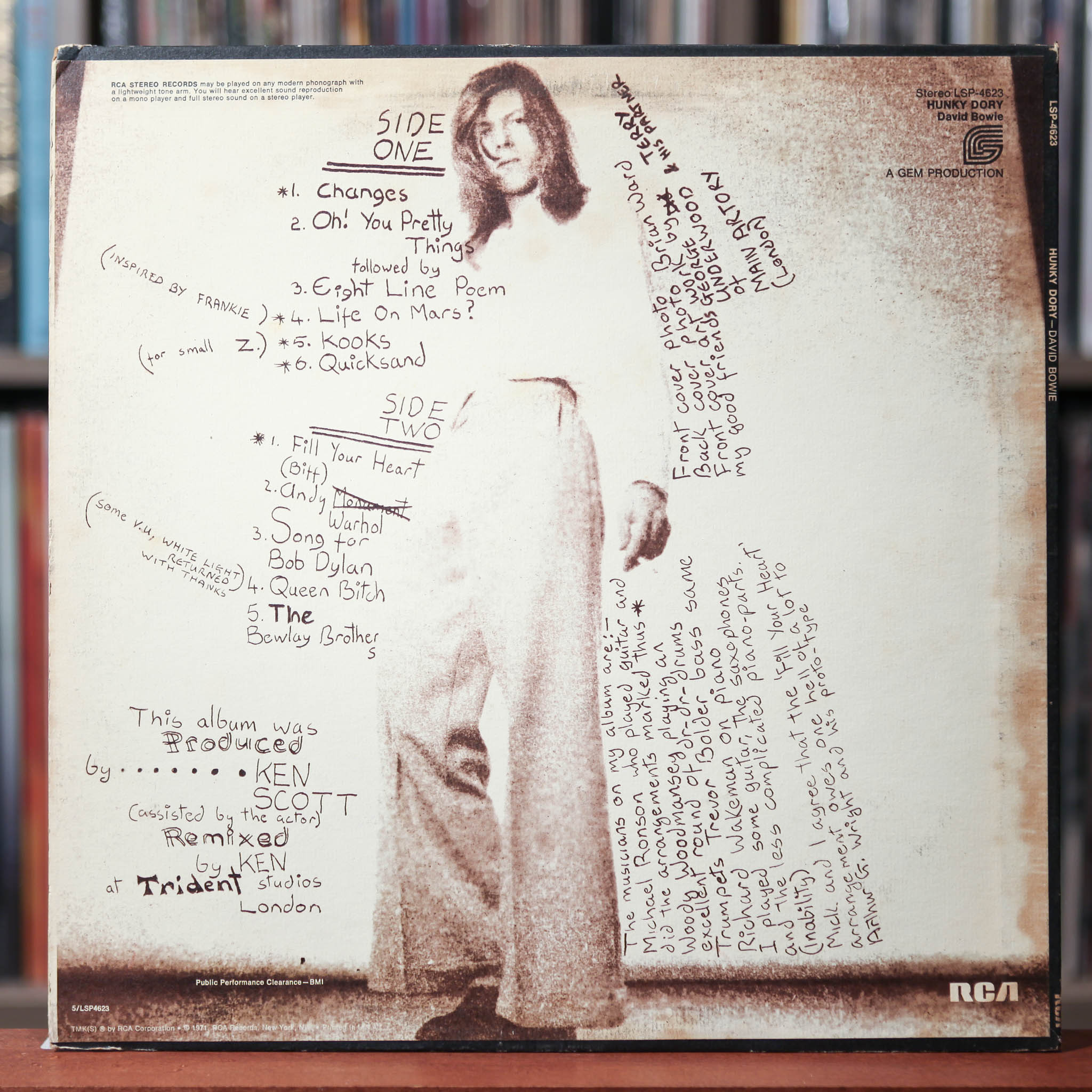 David Bowie Hunky Dory レコード 帯付き 美品 LP】DAVID BOWIE/Hunky Dory | SORC 中古アナログレコード専門店