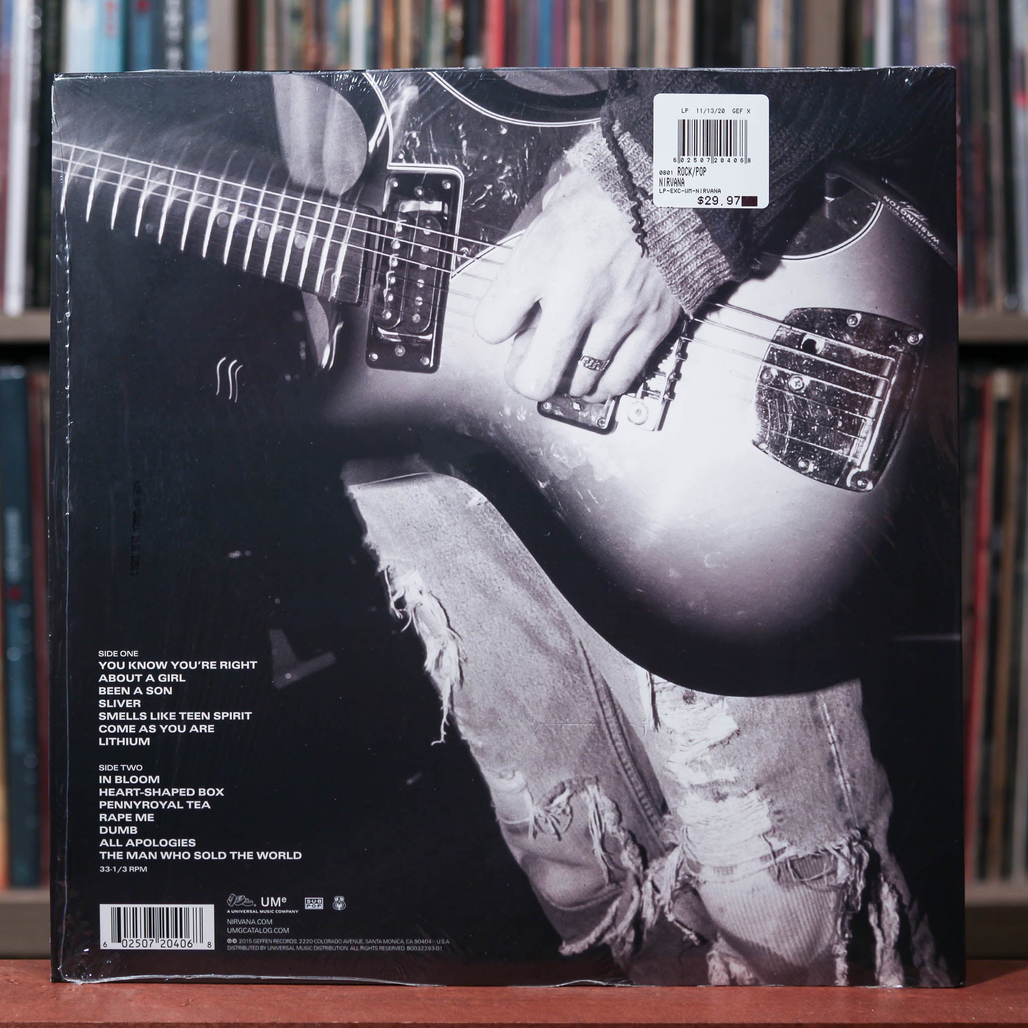 Nirvana - Nirvana - Smoke Color Vinyl - 2020 DGC, NM/NM