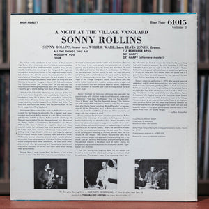 Sonny Rollins - A Night At The "Village Vanguard" Volume 3 - Japanese Import - 1985 Blue Note, VG/VG
