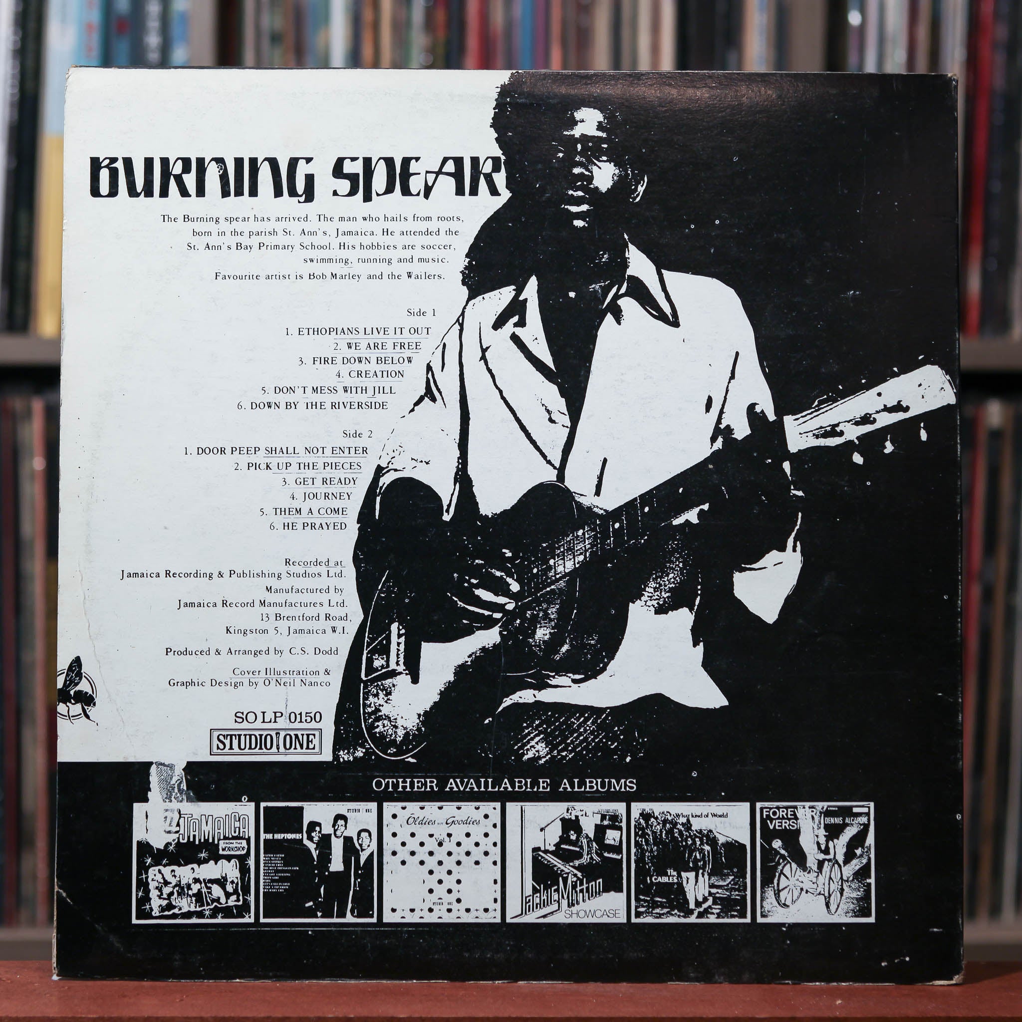Burning Spear - Burning Spear - 1980 Studio One, VG/VG