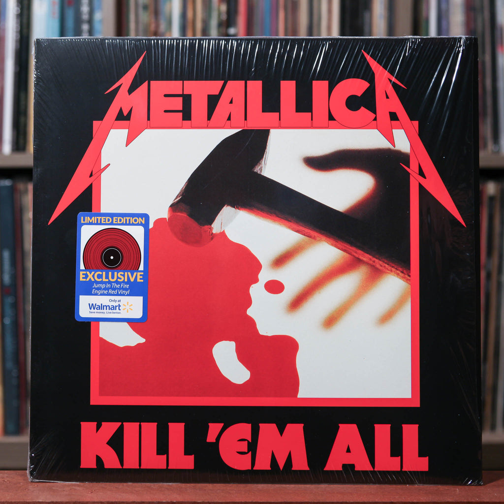Metallica - Kill 'Em All - Fire Engine Red Vinyl - 2021 Blackened, SEA