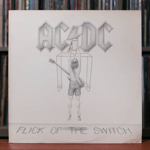 AC/DC - Flick Of The Switch - 1983 Atlantic, G+/VG+