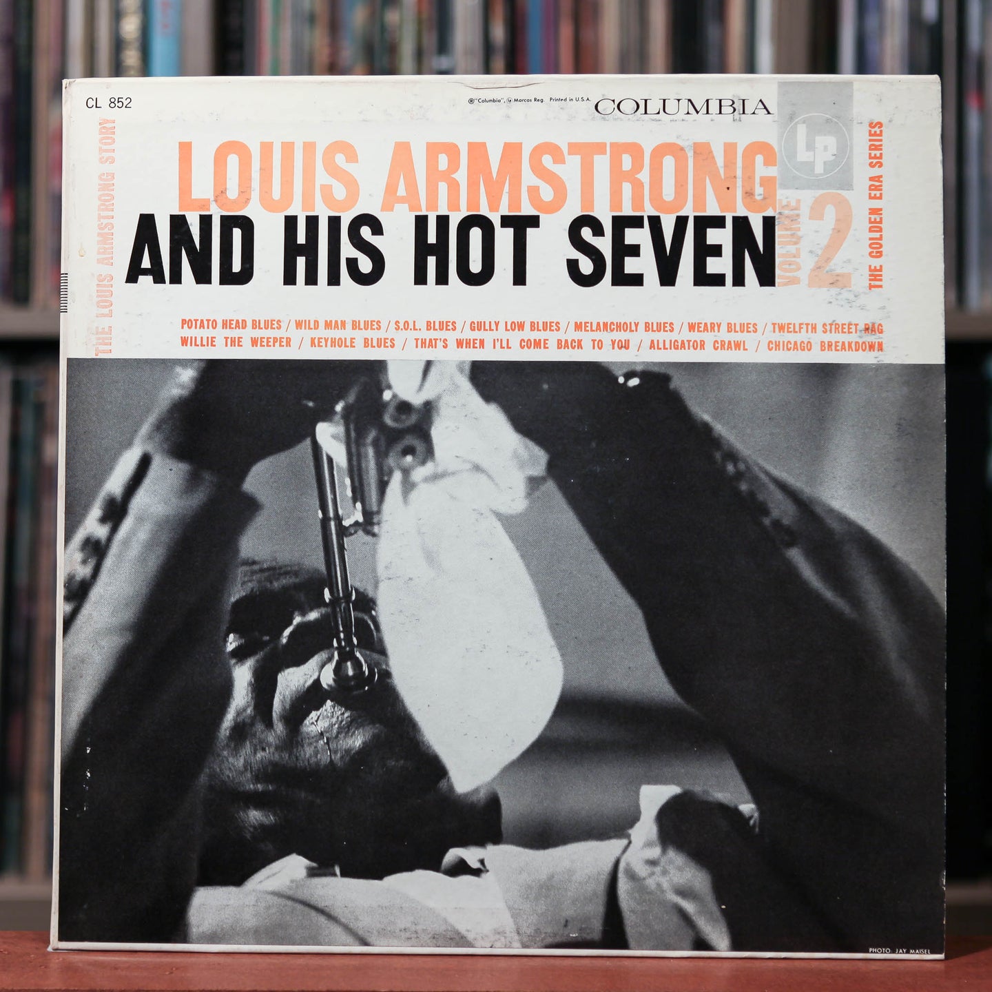 Louis Armstrong and His Hot Seven- The Louis Armstrong Story Vol 2 - 1956 Columbia, VG+/EX