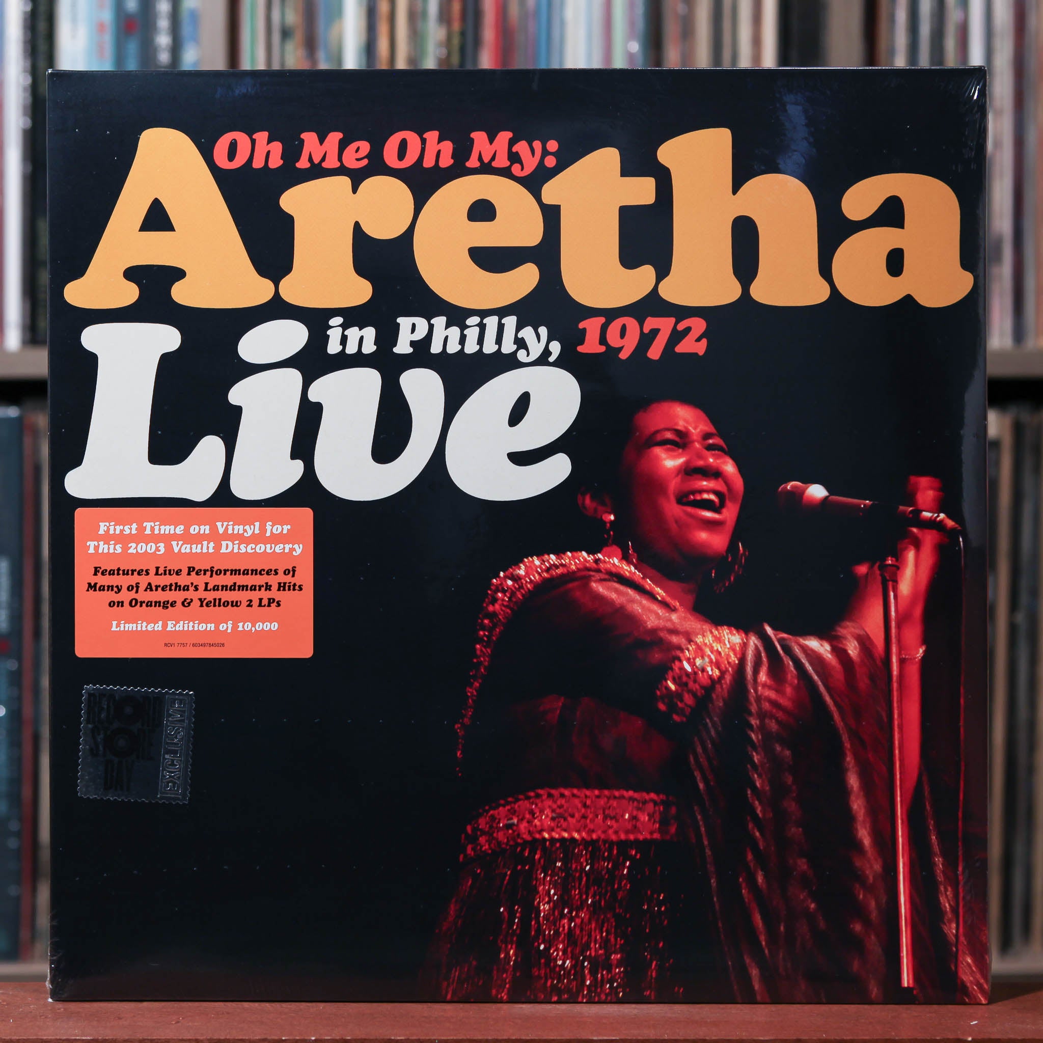 Aretha Franklin - Oh Me Oh My: Aretha Live In Philly, RSD 2LP ORANGE &