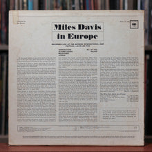 Load image into Gallery viewer, Miles Davis - Mile Davis In Europe - 1964 Columbia - VG/VG

