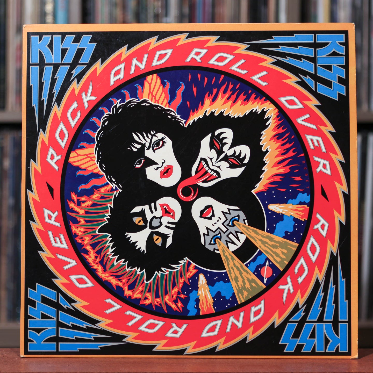 Kiss - Rock And Roll Over - 1976 Casablanca, EX/VG