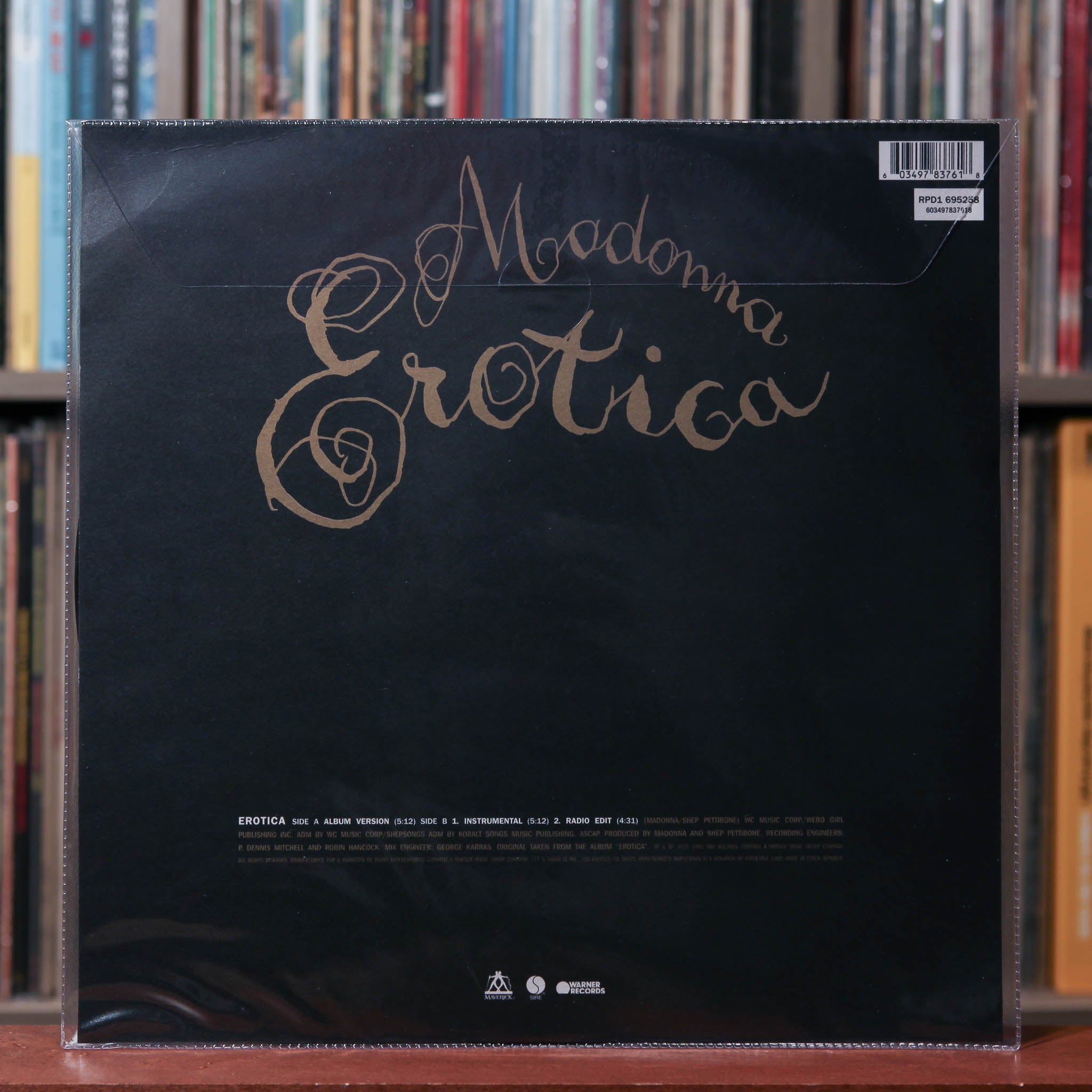 Madonna - Erotica - PICTURE DISC 2022 Maverick SEALED