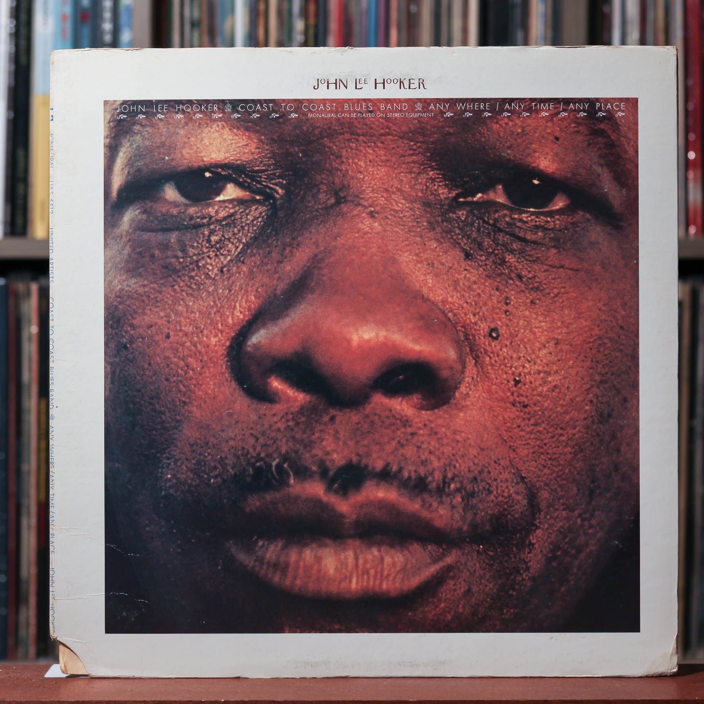 John Lee Hooker / Coast To Coast Blues Band - Any Where - Any Time - Any Place - 1971 United Artists Records, VG/EX