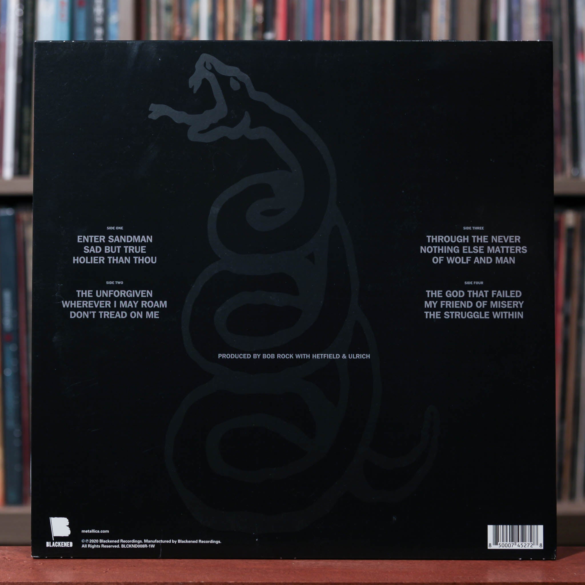 Metallica - Metallica - Blacker Marbled - 2021 Blackened, VG+/NM, image size:2048x2048