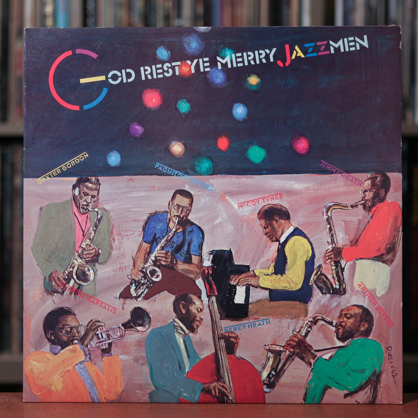 God Rest Ye Merry, Jazzmen - Jazz Christmas Various - 1981 Columbia, EX/EX