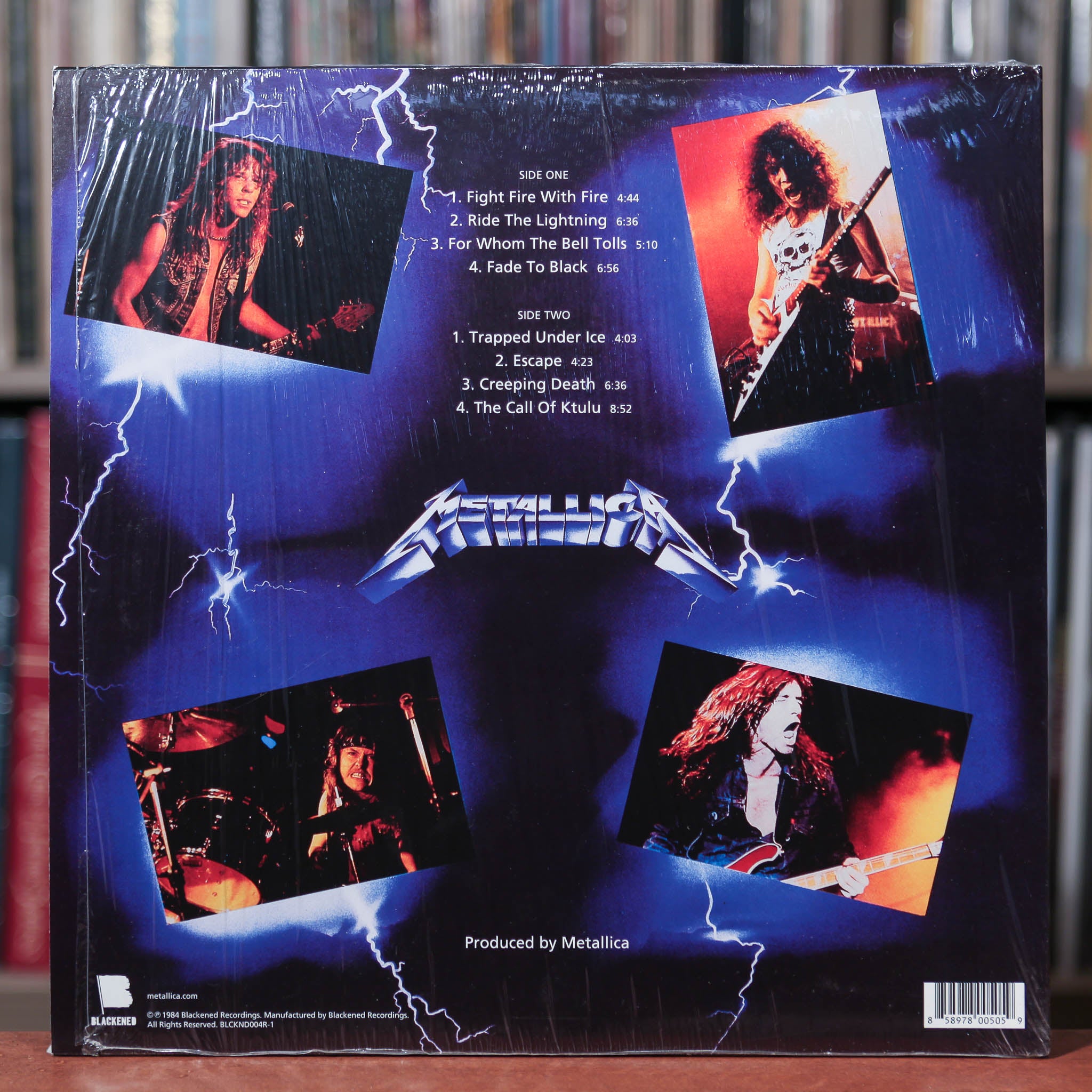 Metallica - Ride The Lightning - 2016 Blackened, EX/NM w/Shrink, image size:2048x2048