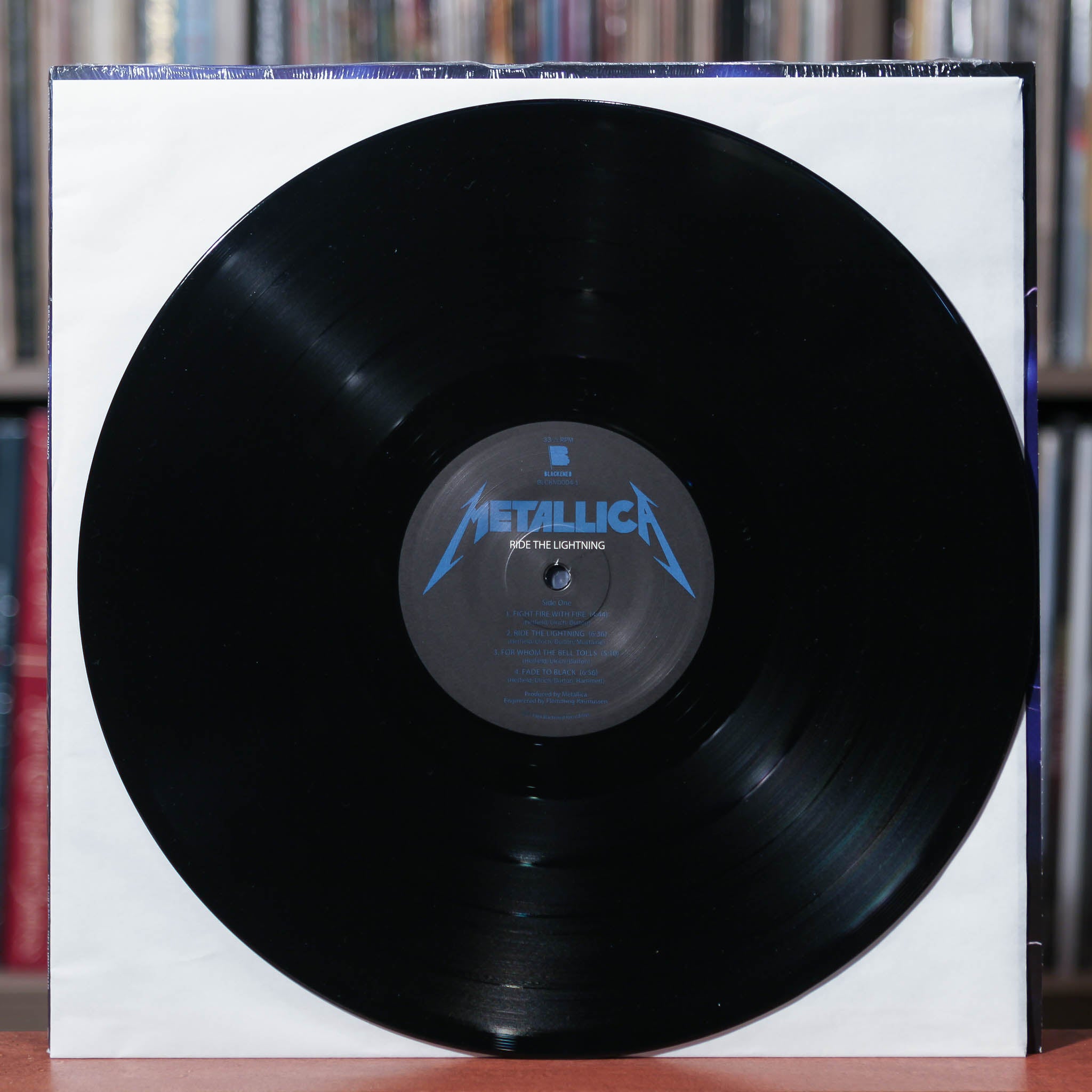 Metallica - Ride The Lightning - 2016 Blackened, EX/NM w/Shrink