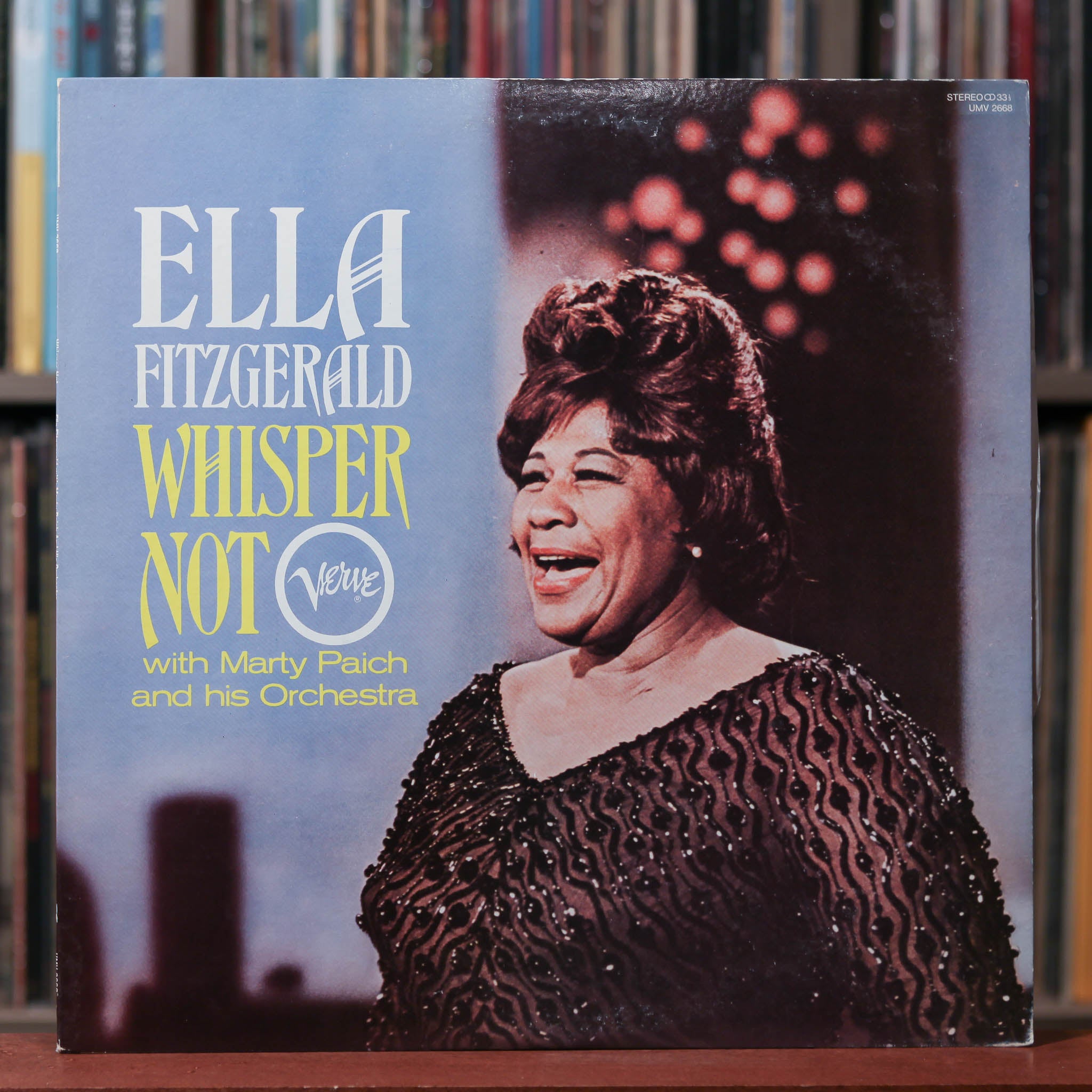 ELLA FITZGERALD　WHISPER NOT　12㌅レコード Ella Fitzgerald - Whisper Not - JAPAN 1981 Verve Records, VG