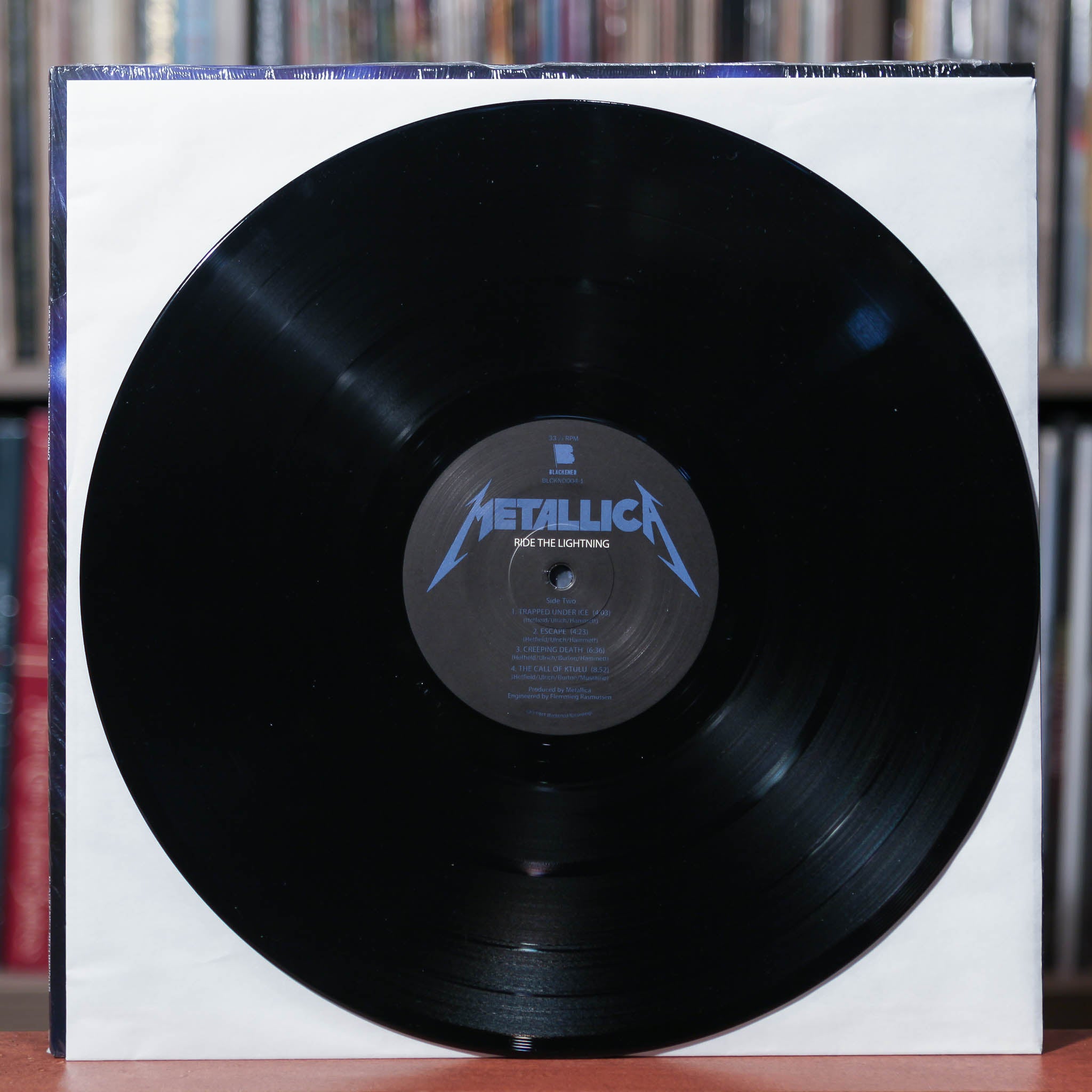 Metallica - Ride The Lightning - 2016 Blackened, EX/NM w/Shrink