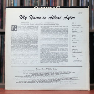 Albert Ayler- My Name Is - 1965 Fantasy, VG/VG