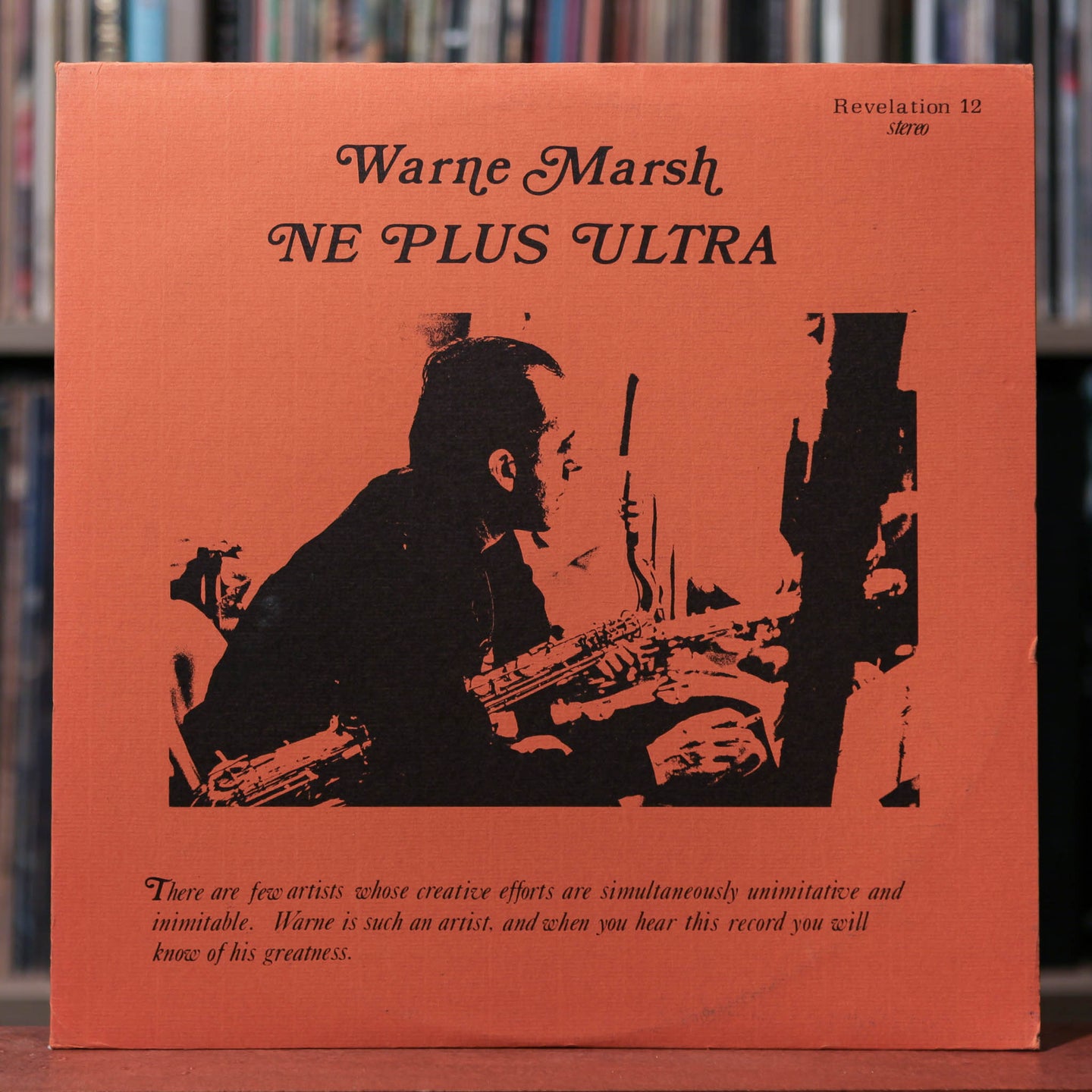 Warne Marsh - NE Plus Ultra - 1970 Revelation - VG+/VG++